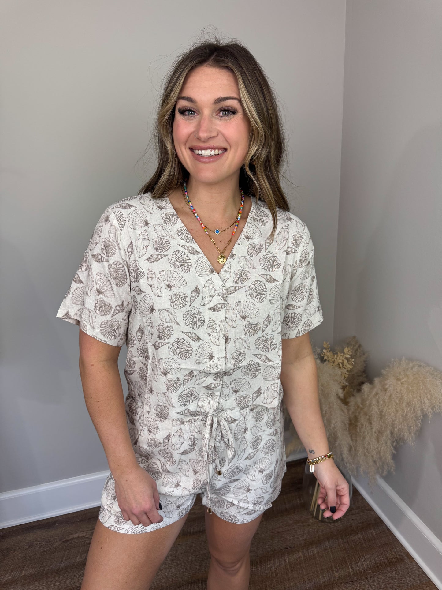 Badgley Linen Top FINAL SALE
