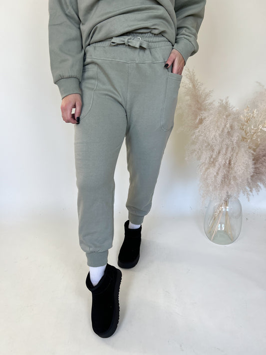 In Touch Joggers | Sage FINAL SALE