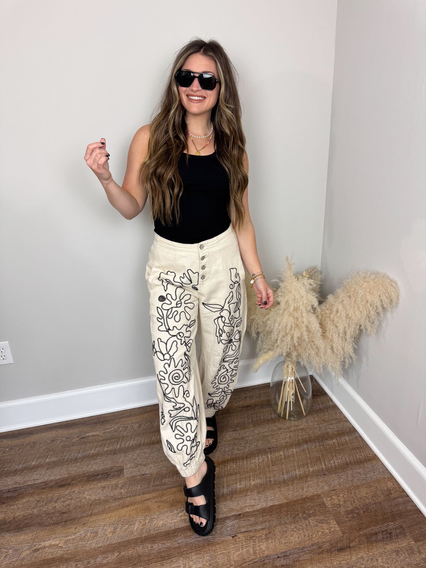 Clark Scoop Tank Top | Black