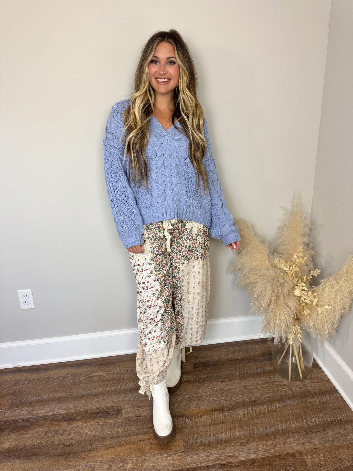 Apple Cider Sweater | Blue