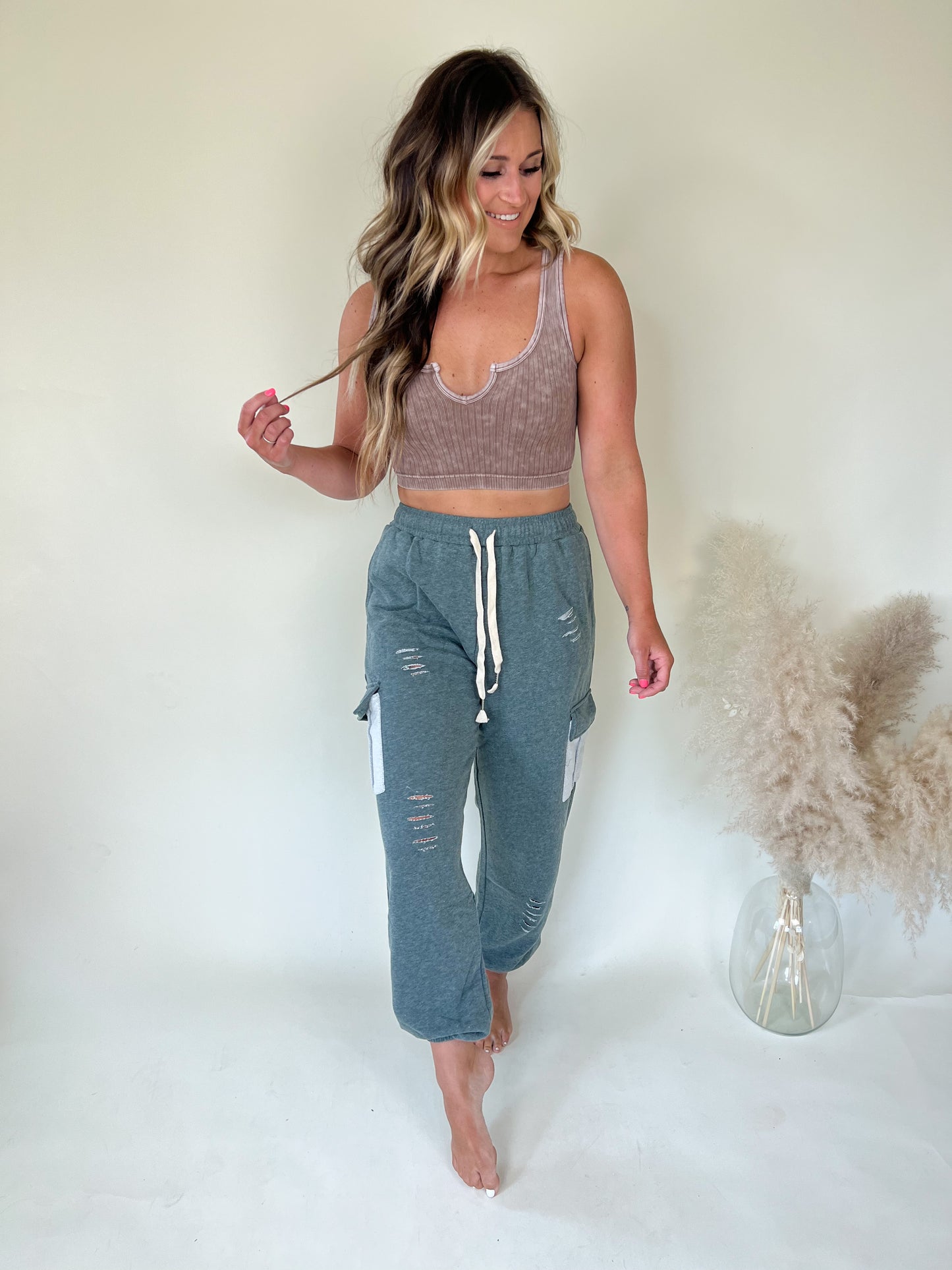 Vices Crop Top | Mocha