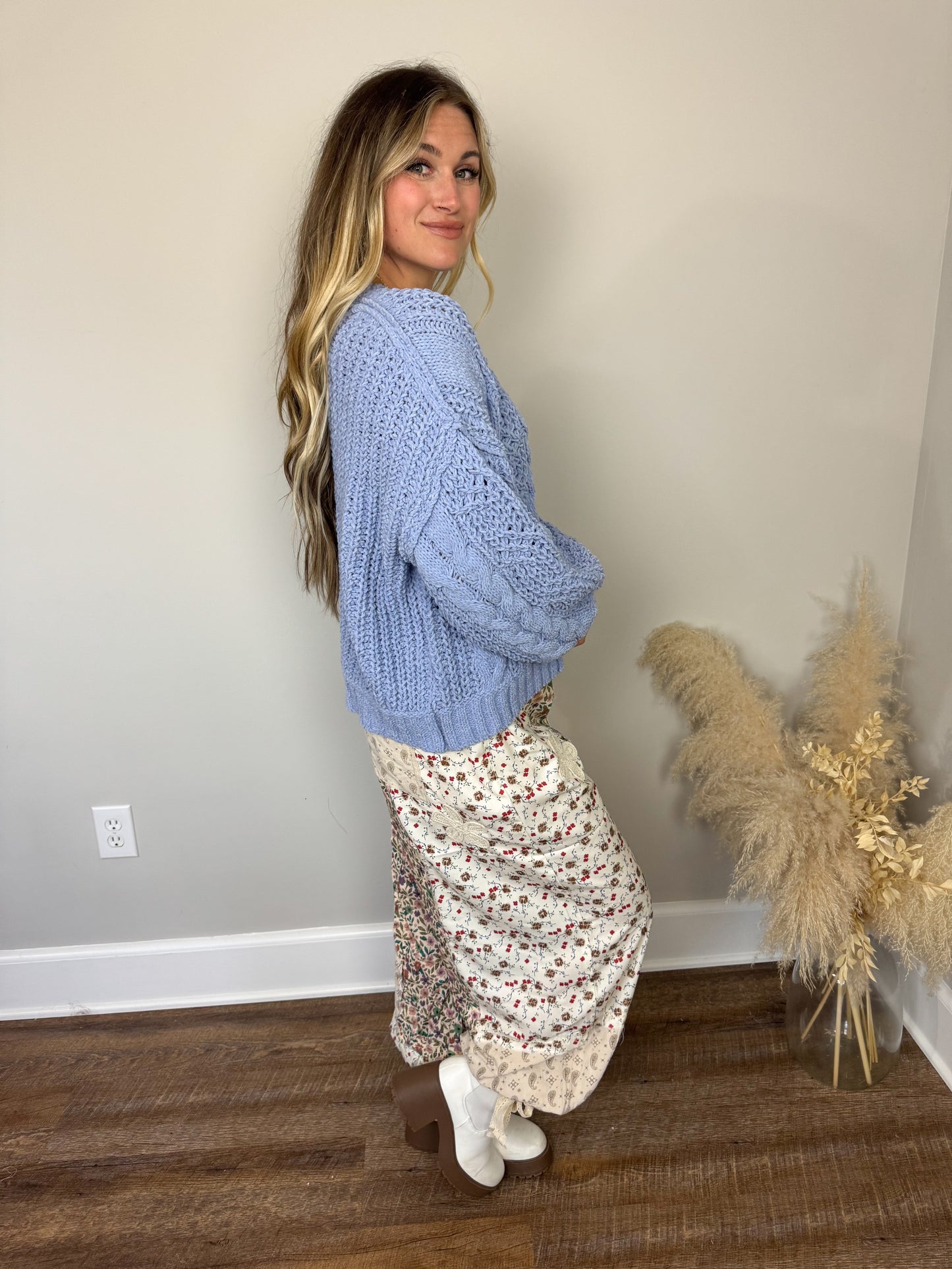 Apple Cider Sweater | Blue