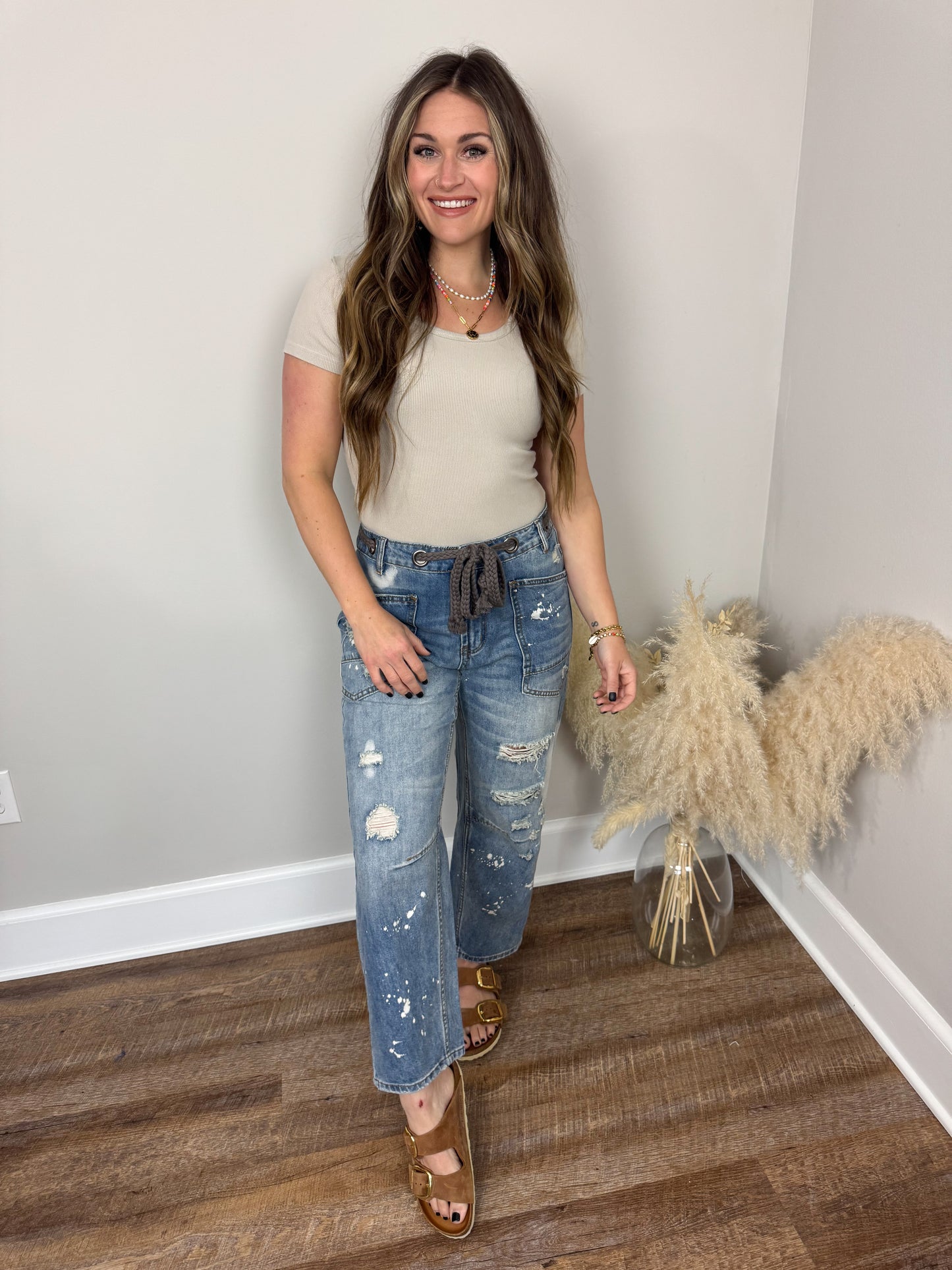 Tulsa Braided Pants | Denim