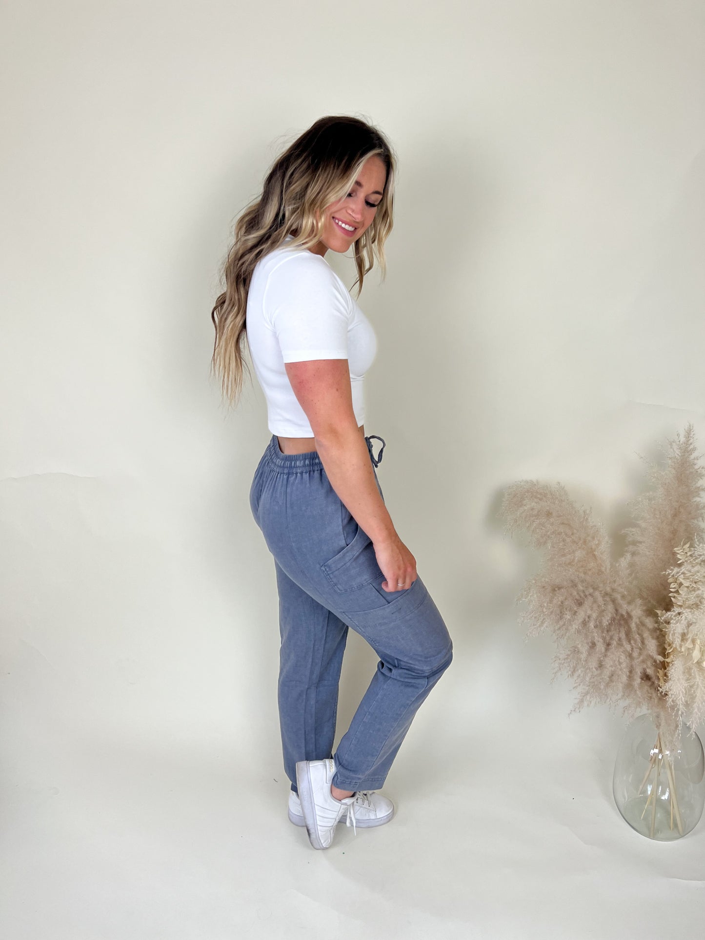 Full Send Cargo Pants | Denim Blue