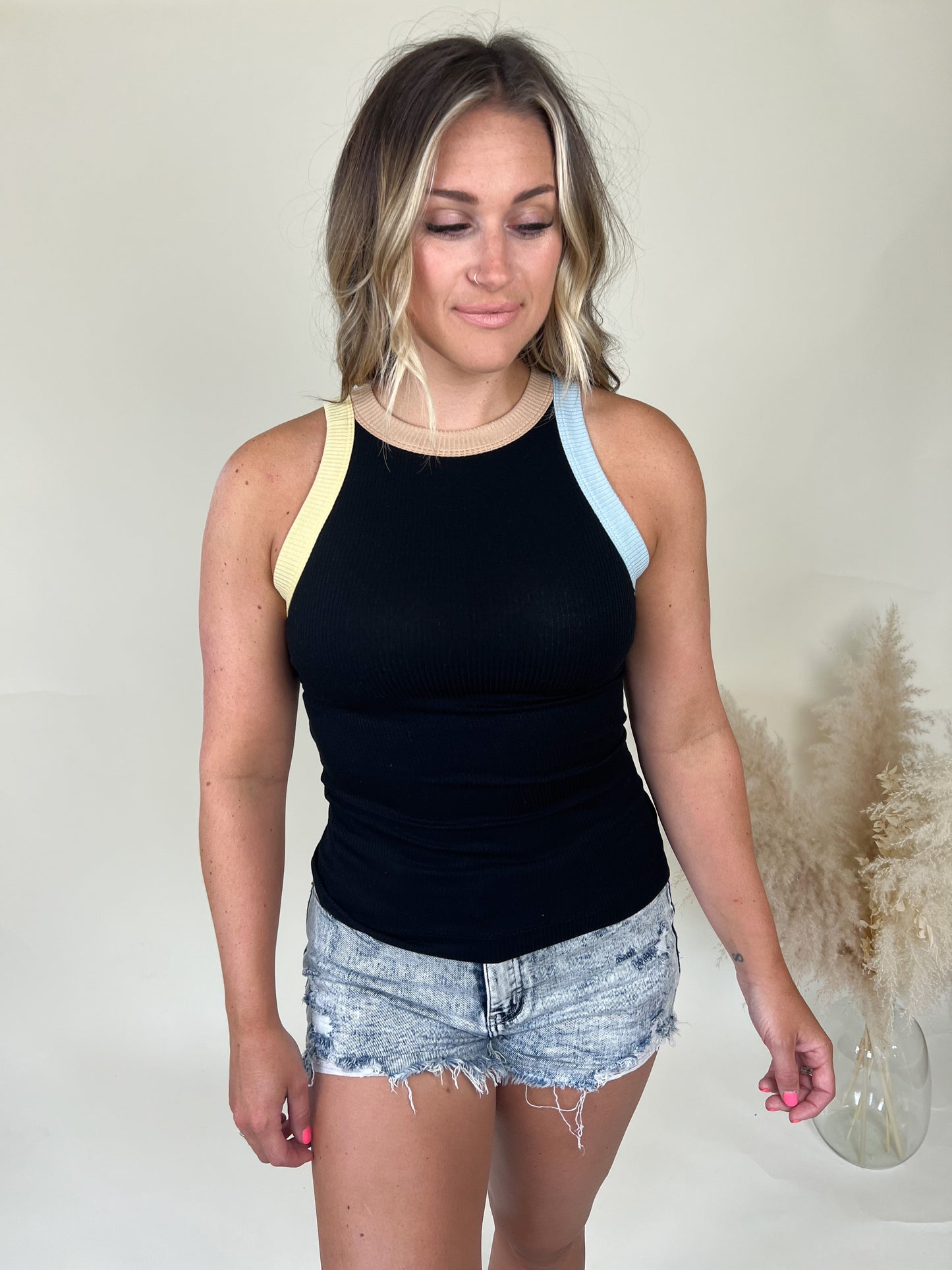Last Night Tank Top | Black