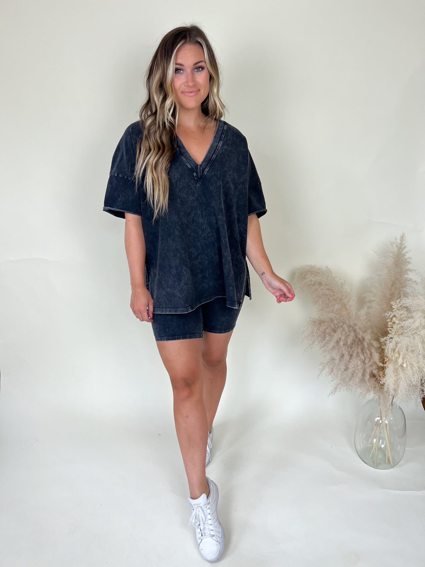 Oasis Oversized T-Shirt | Charcoal