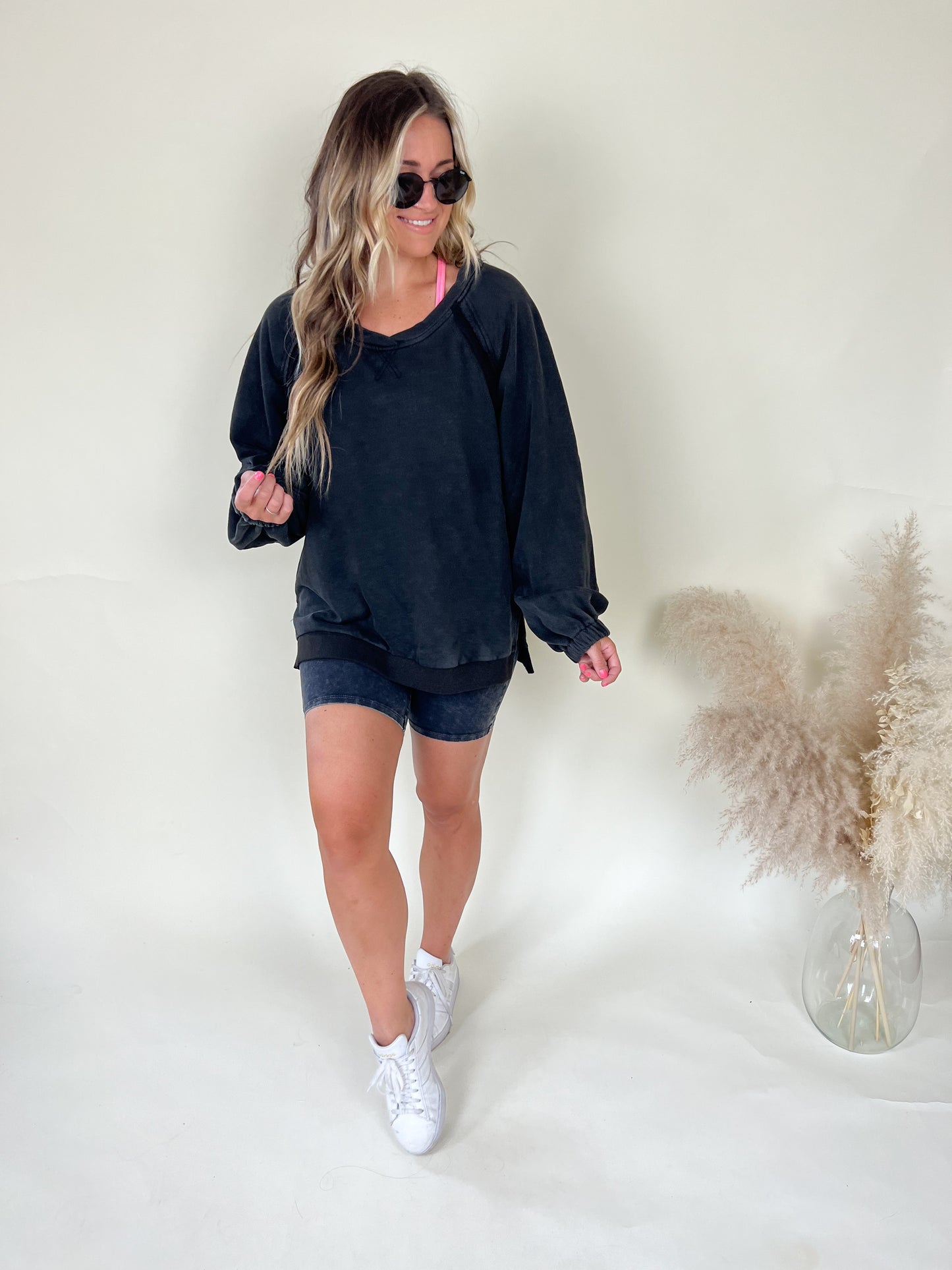 Morning Sun Pullover | Black