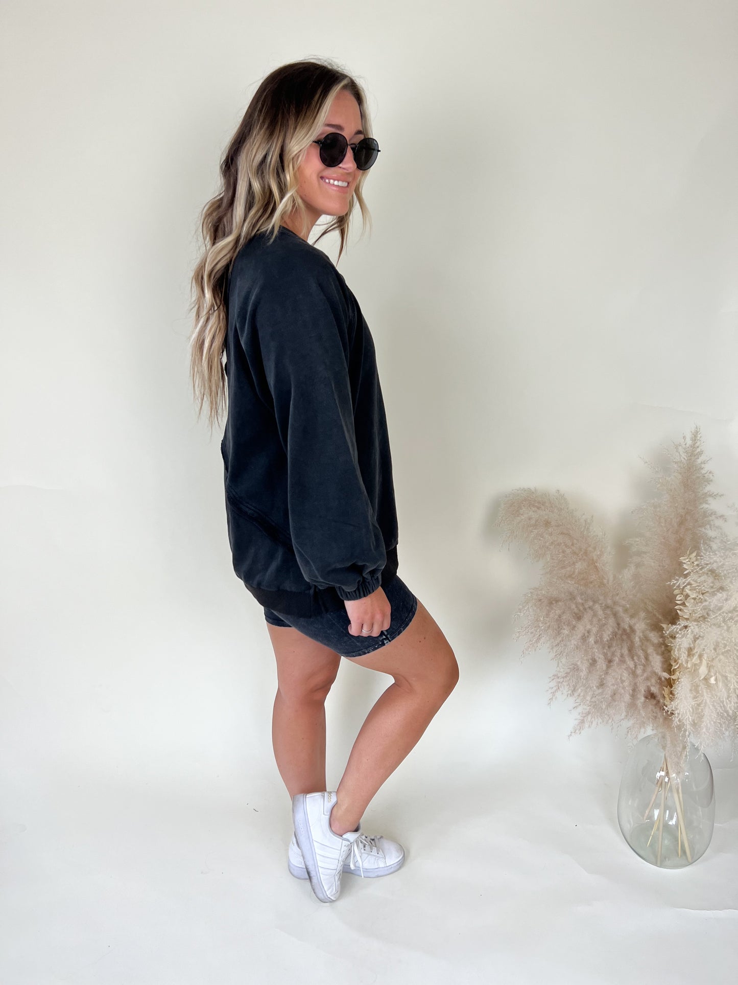 Morning Sun Pullover | Black