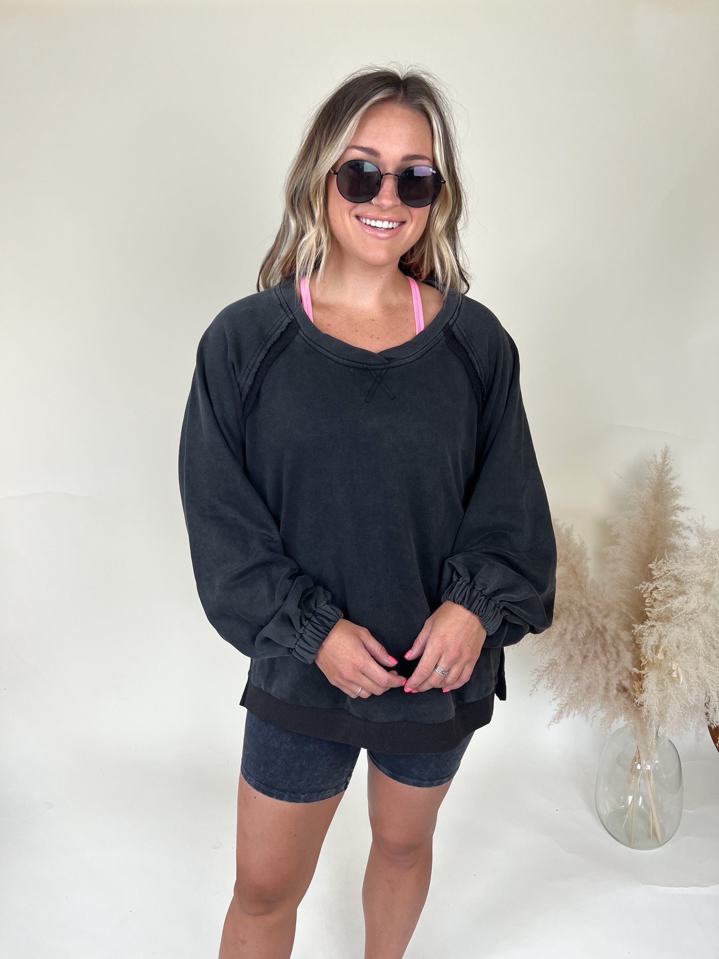 Morning Sun Pullover | Black