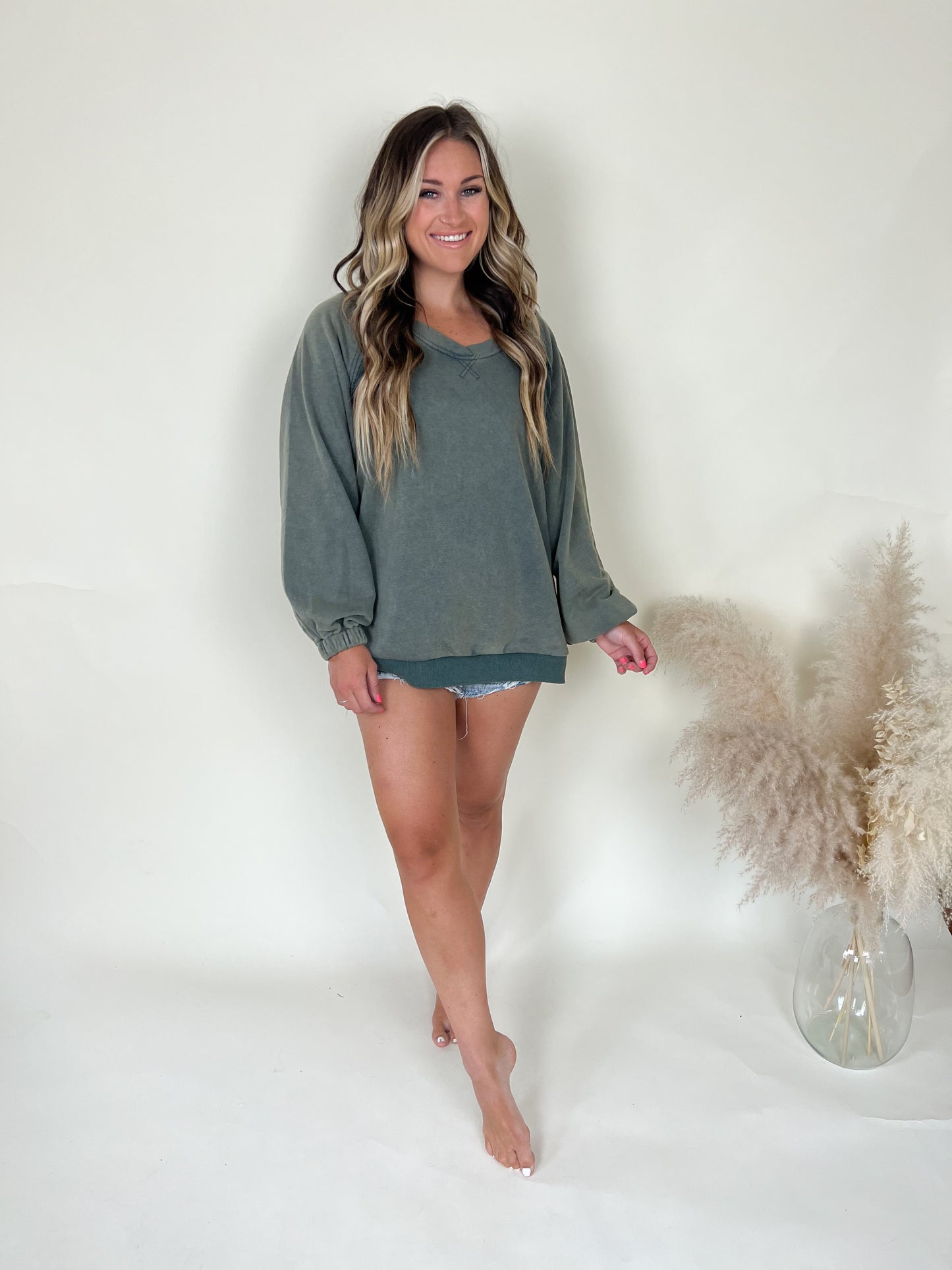 Morning Sun Pullover | Green