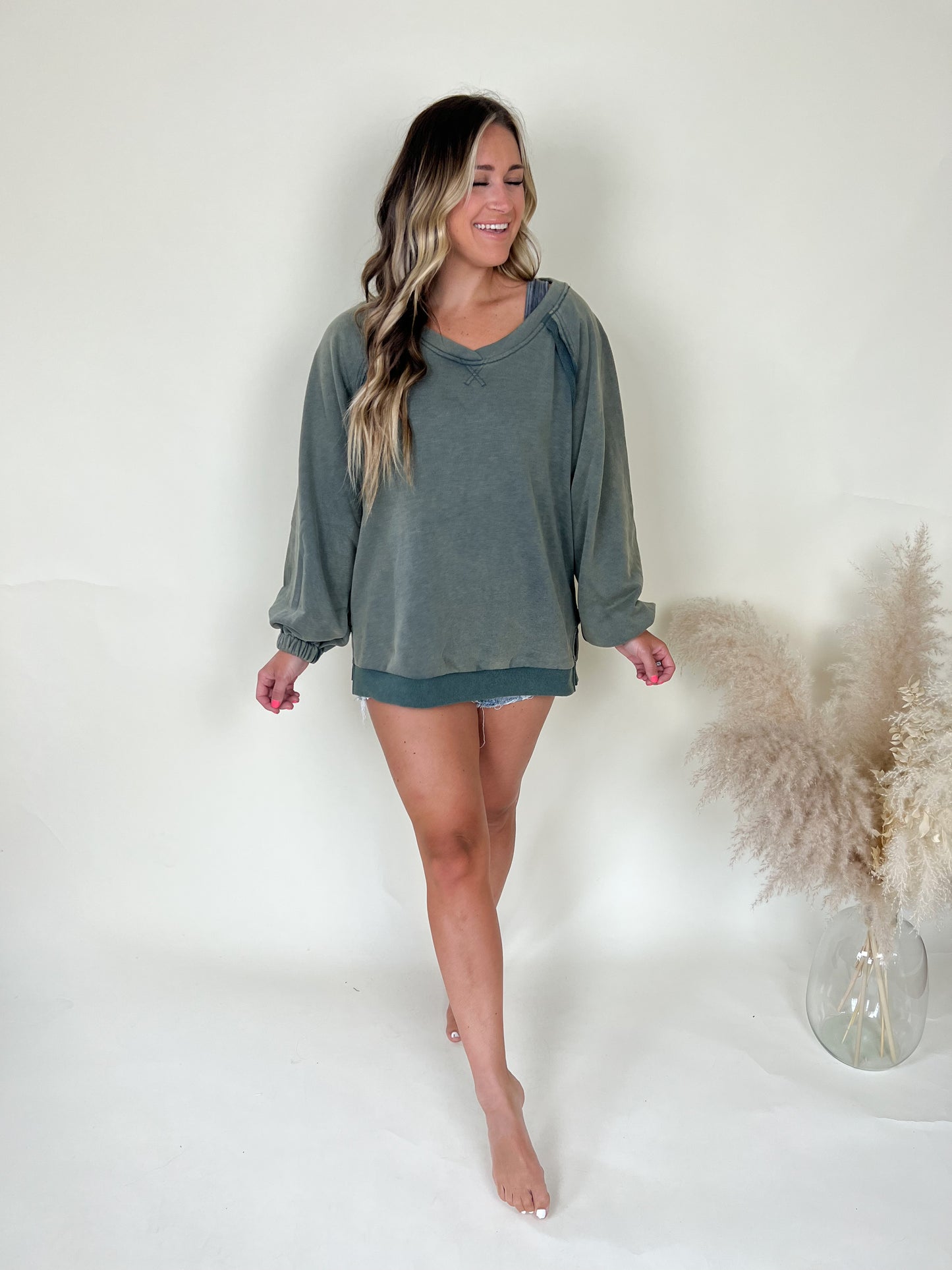 Morning Sun Pullover | Green
