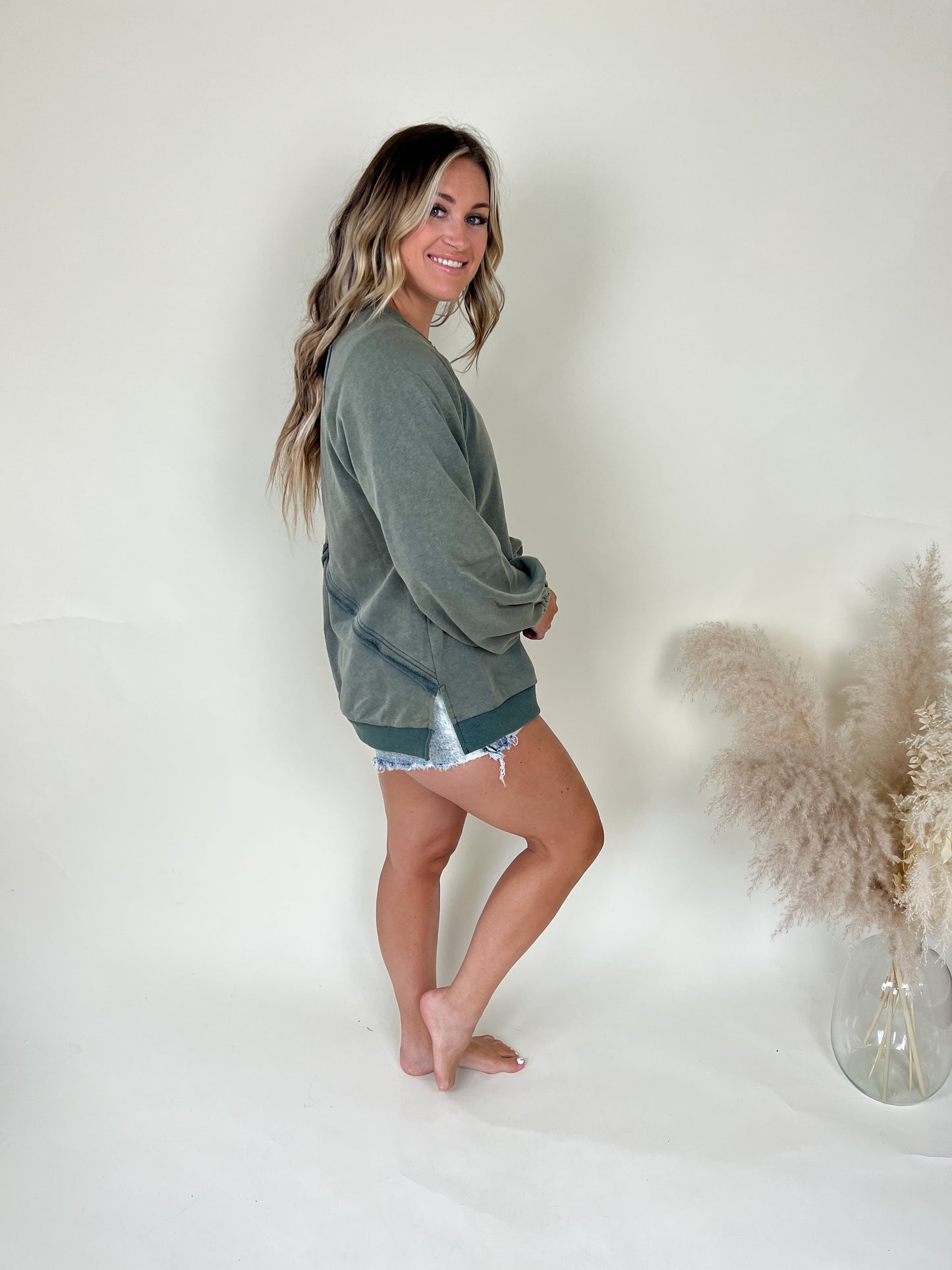 Morning Sun Pullover | Green