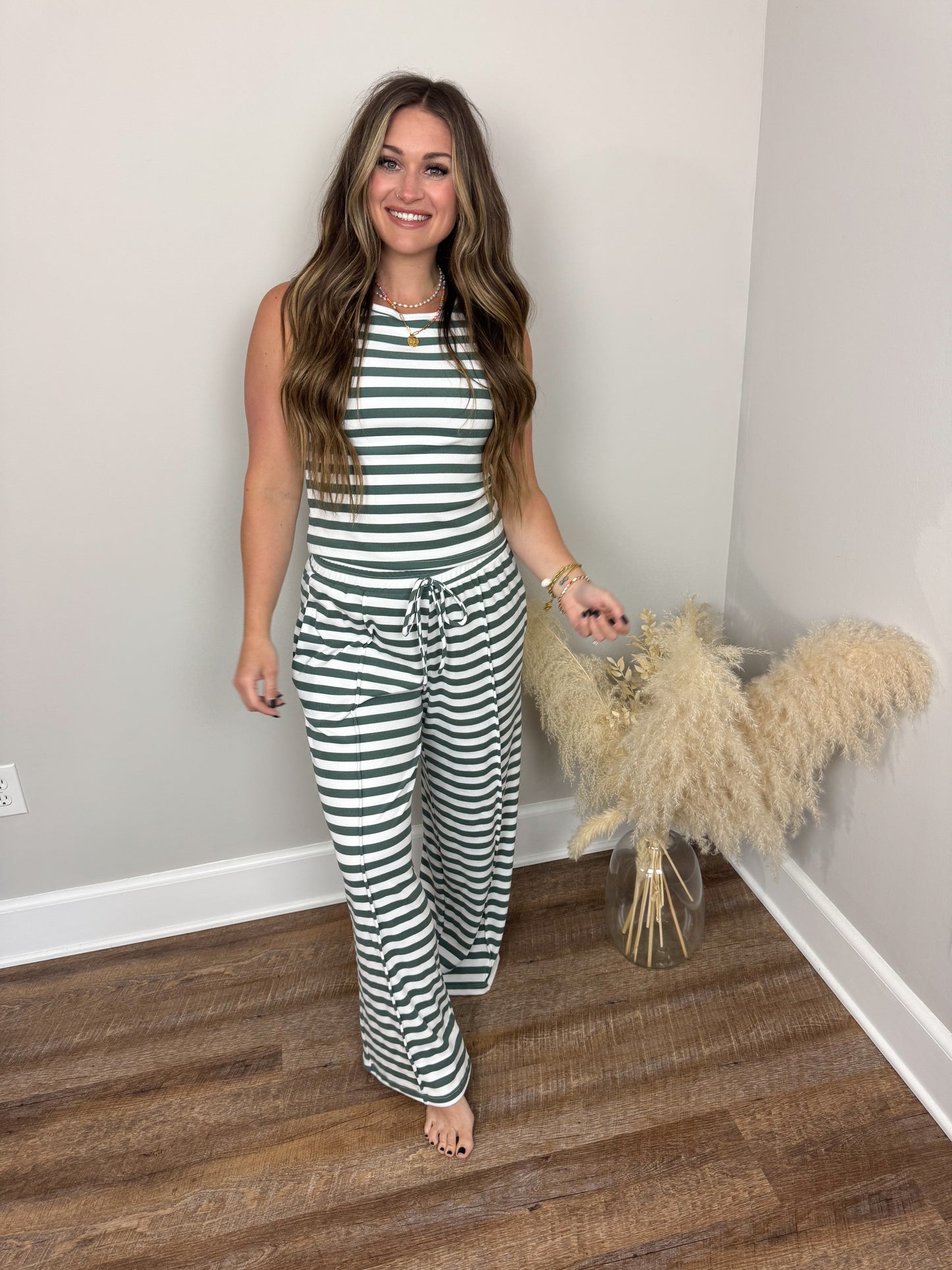 Haven Striped Lounge Top