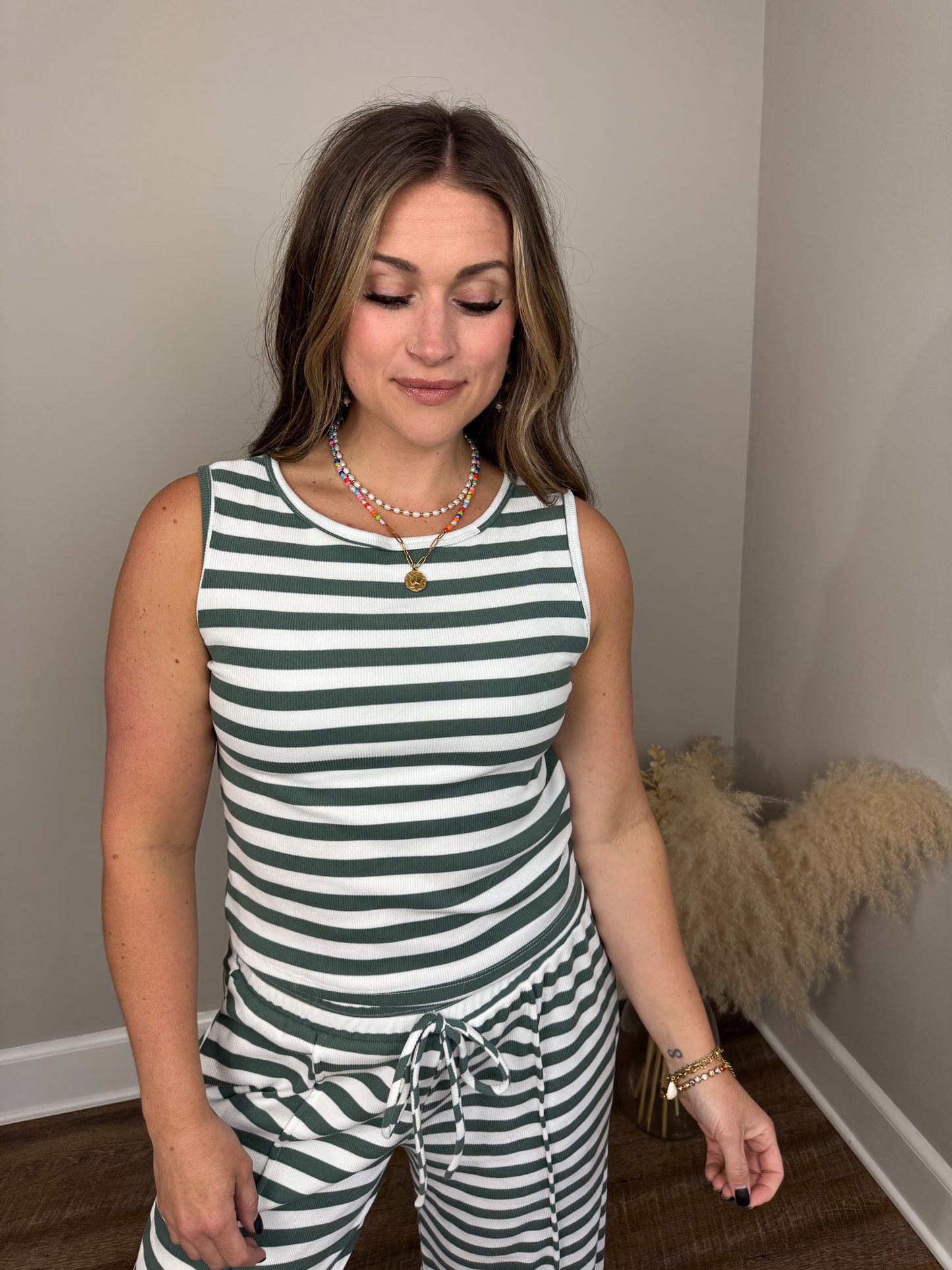 Haven Striped Lounge Top