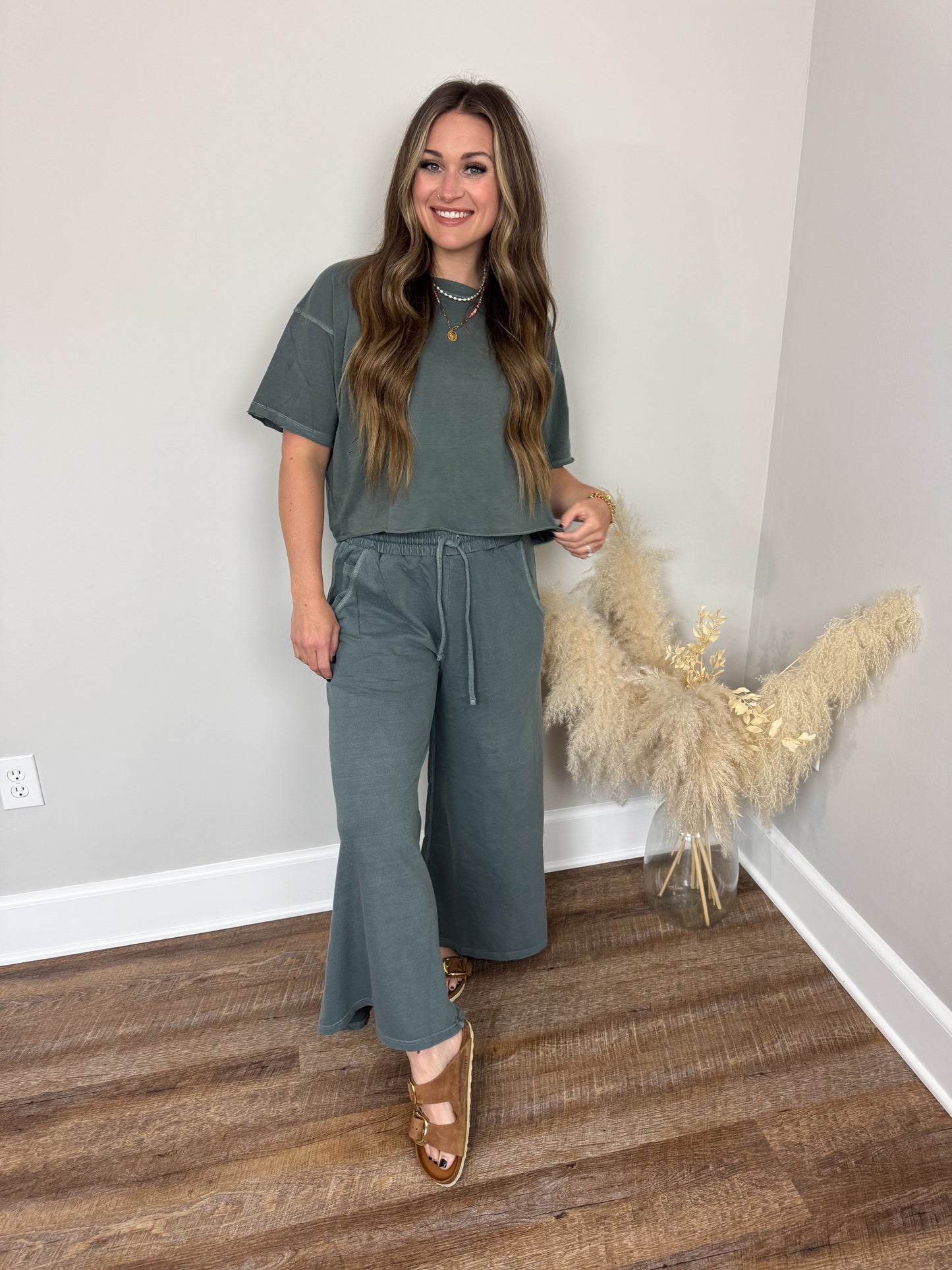 Barre Short Sleeve Top | Ash Jade