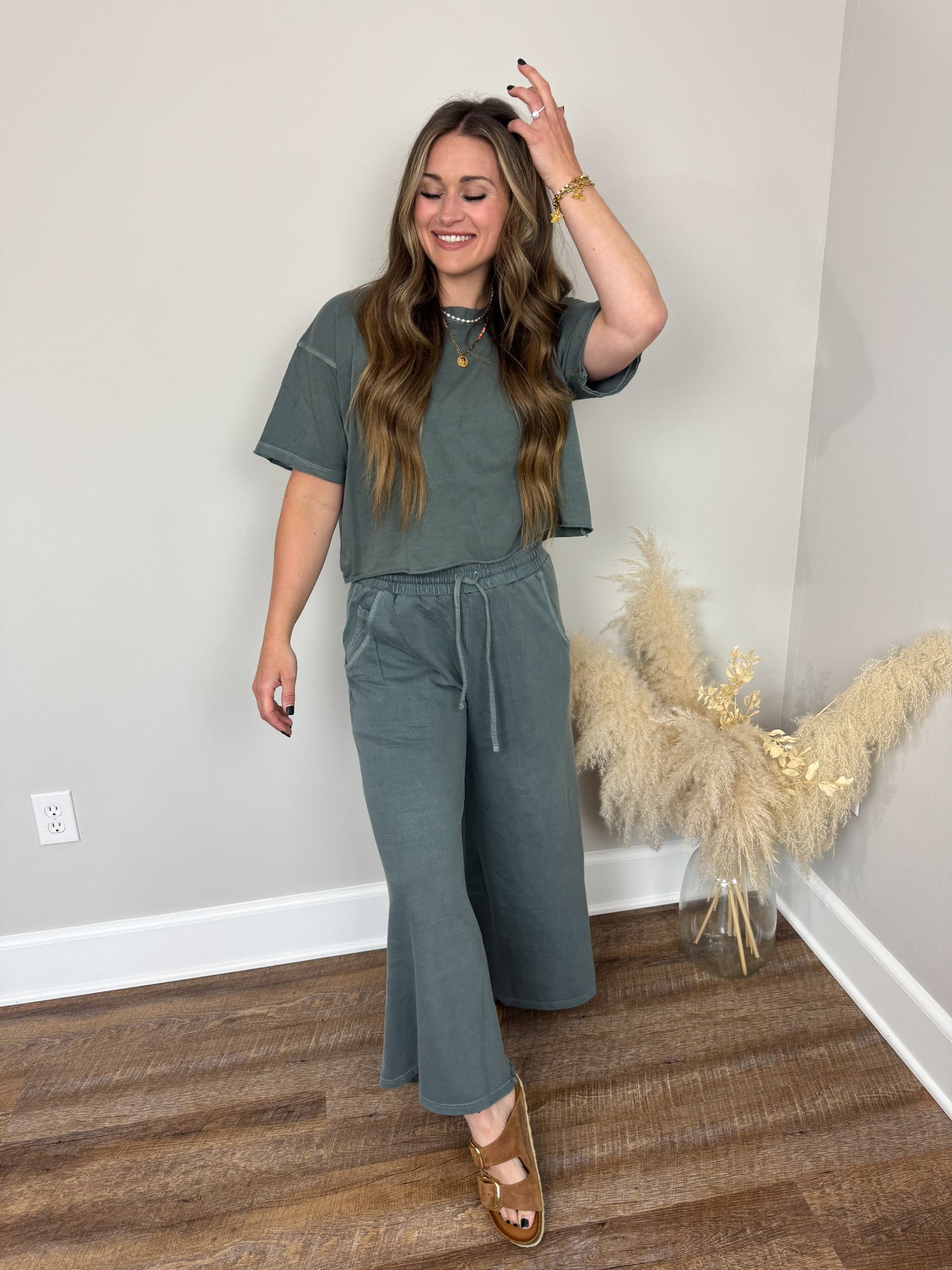 Barre Wide Leg Pants | Ash Jade