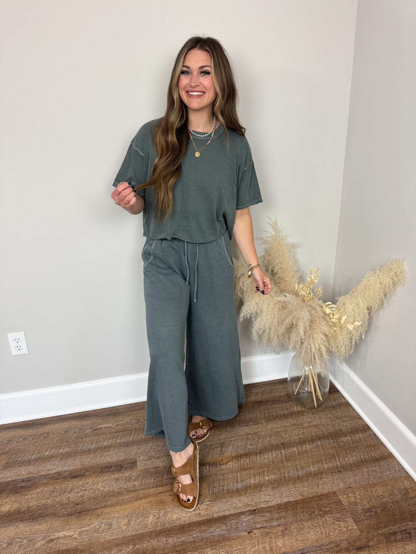 Barre Short Sleeve Top | Ash Jade