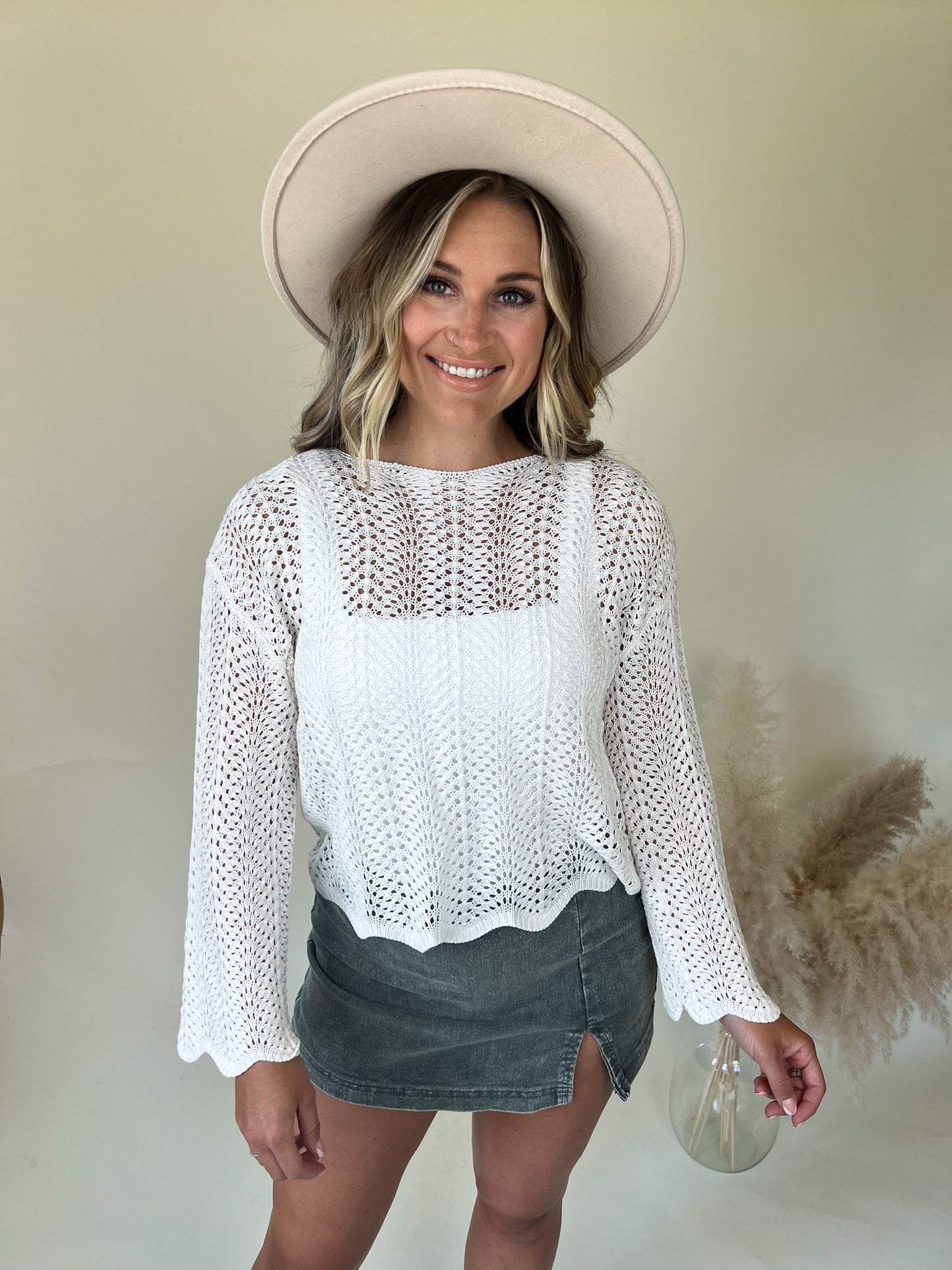 Kennedy Crochet Sweater