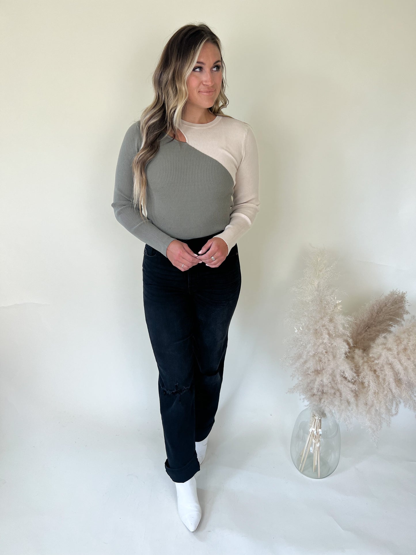 Andi Cut Out Sweater