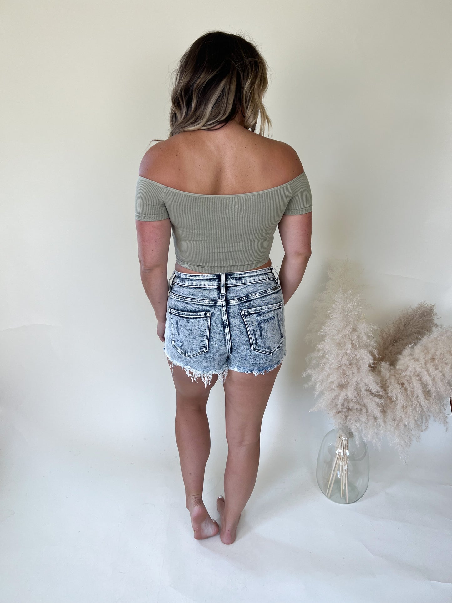 In a Dream Top | Light Moss