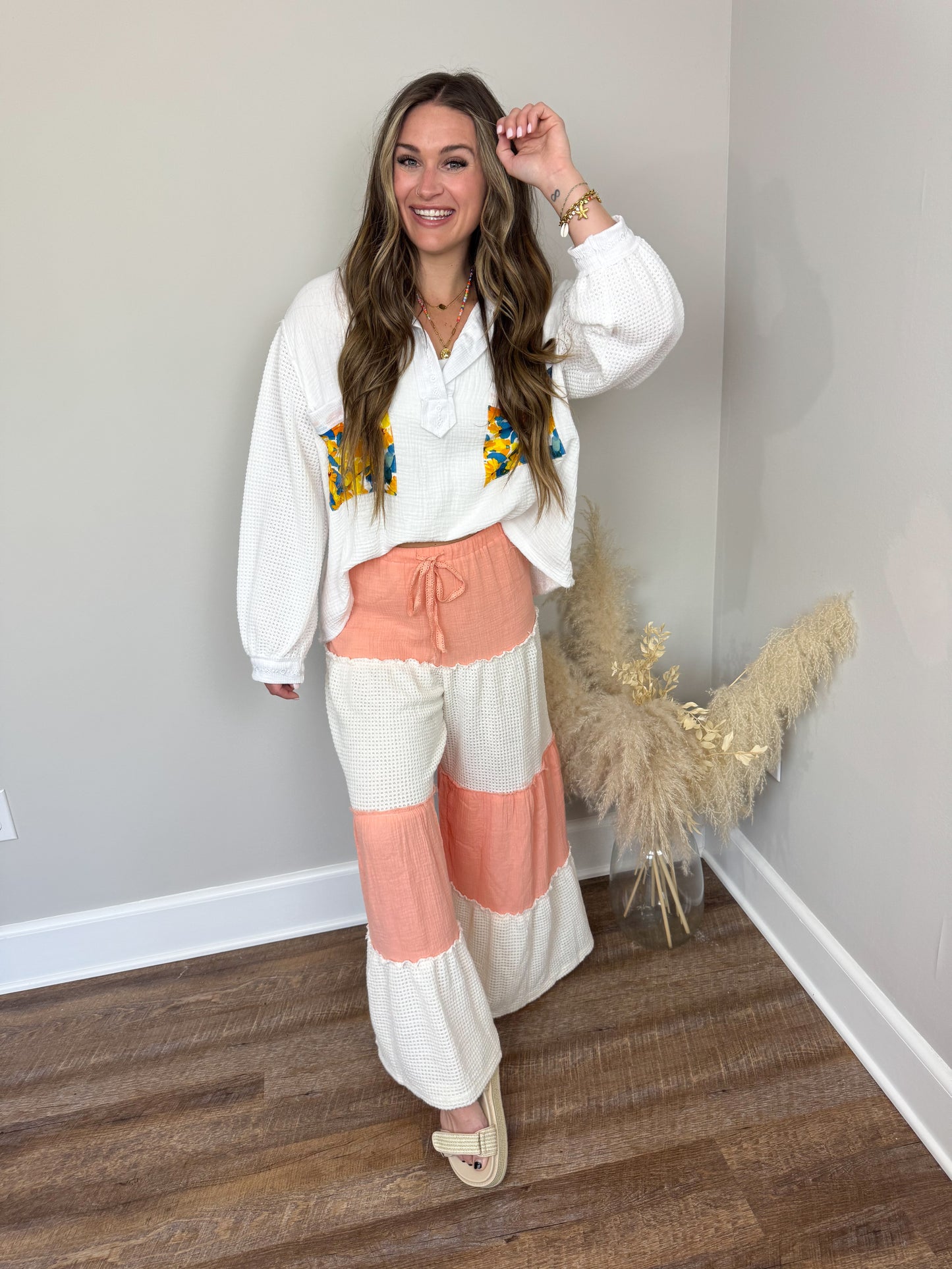 Familiar Floral Top FINAL SALE