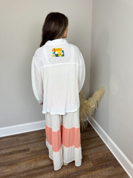 Familiar Floral Top FINAL SALE