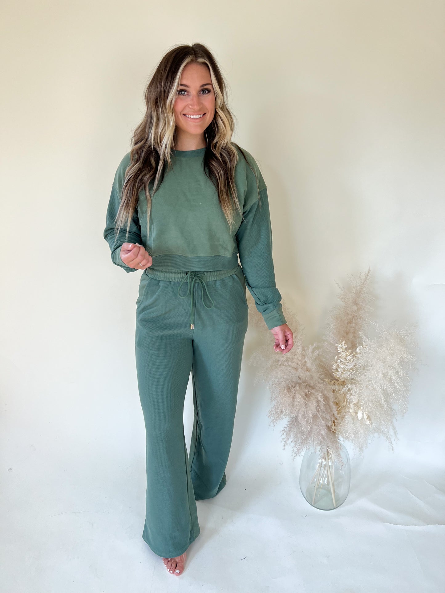 Slumber Party Cropped Pullover