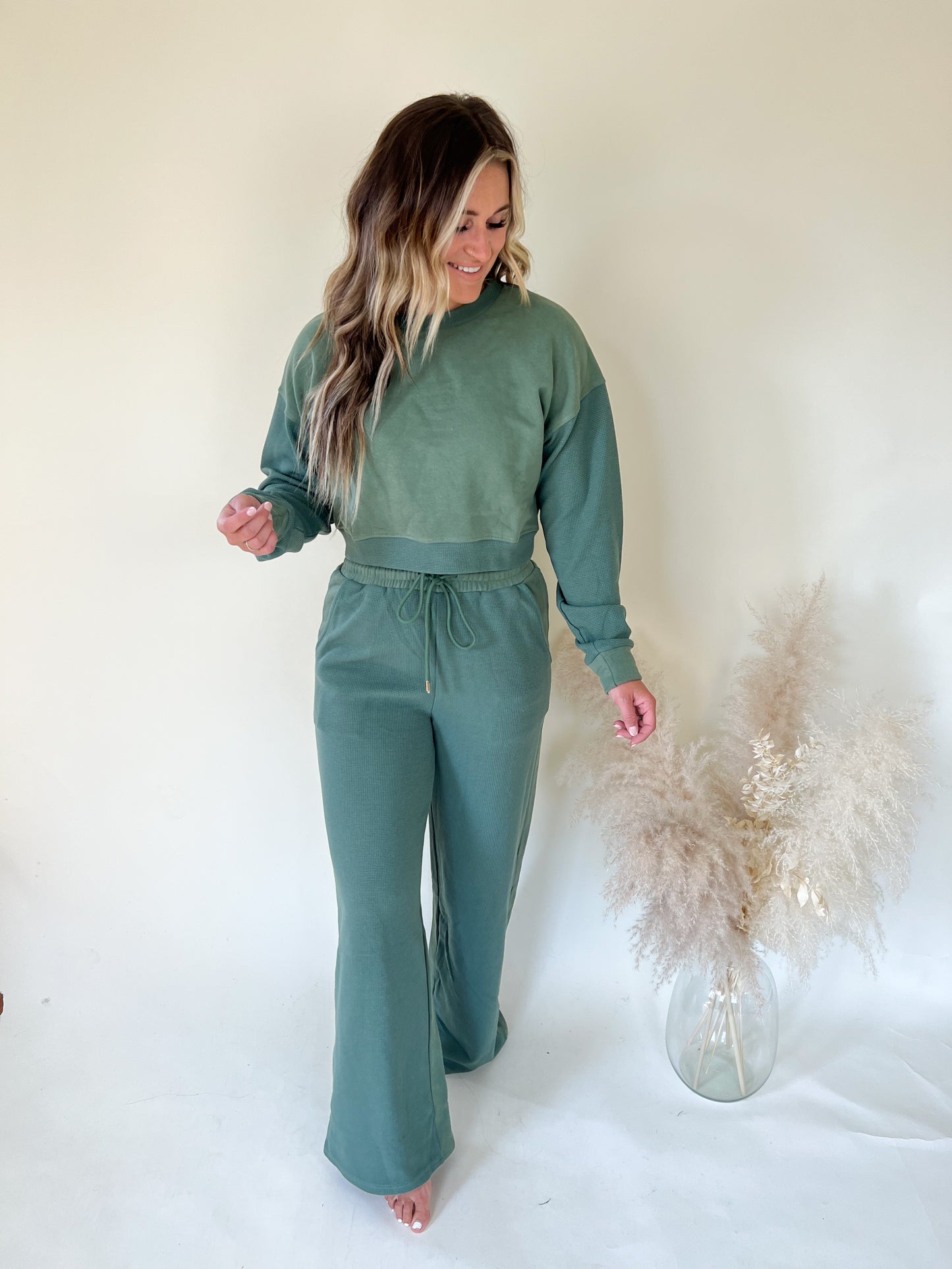 Slumber Party Cropped Pullover