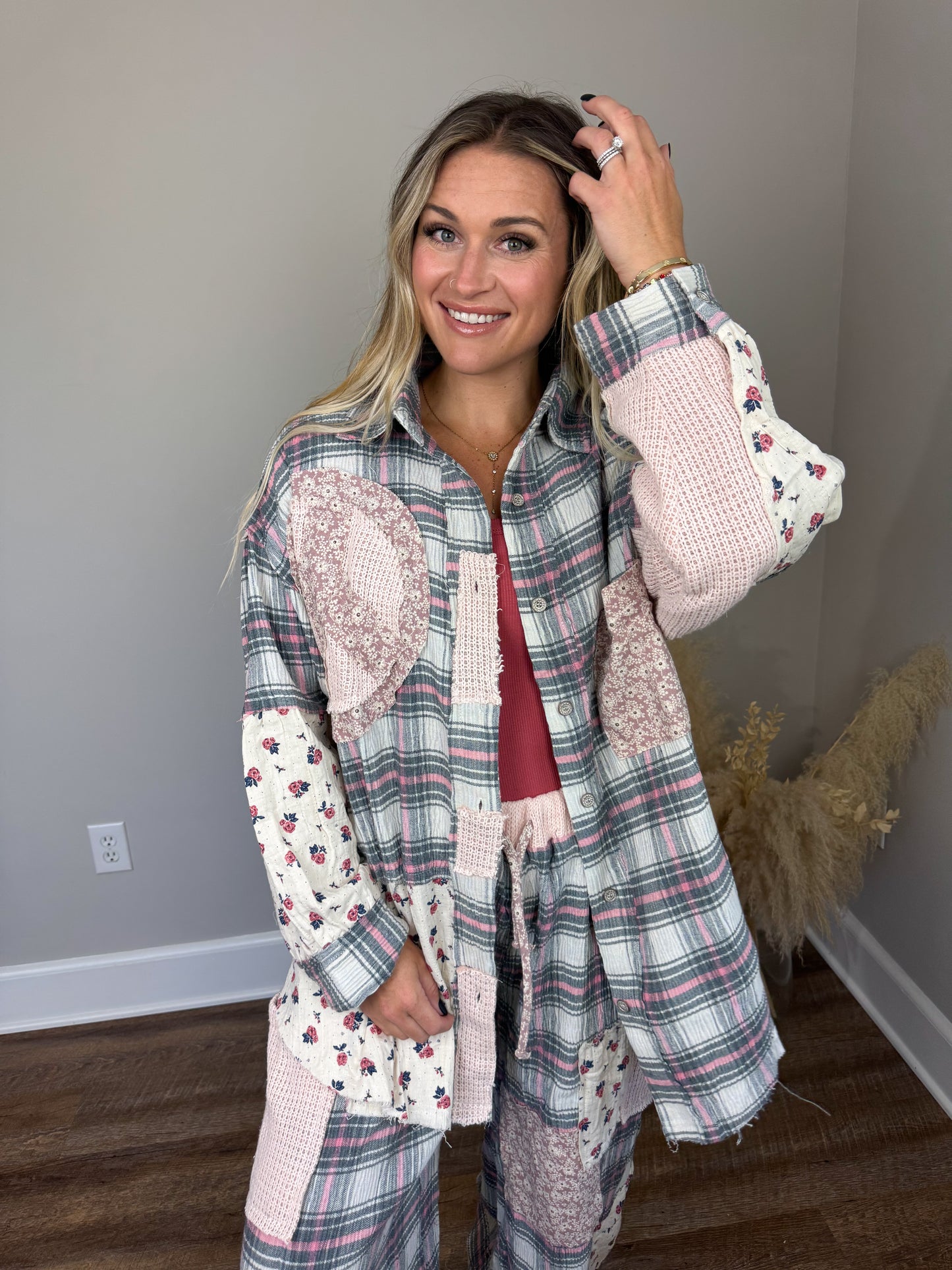 Tate Plaid Top