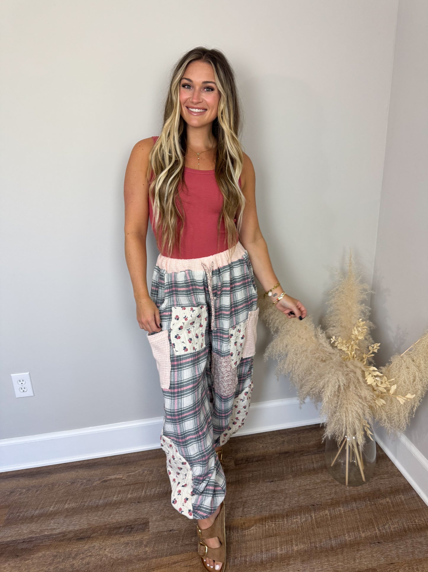 Clark Scoop Tank Top | Rose