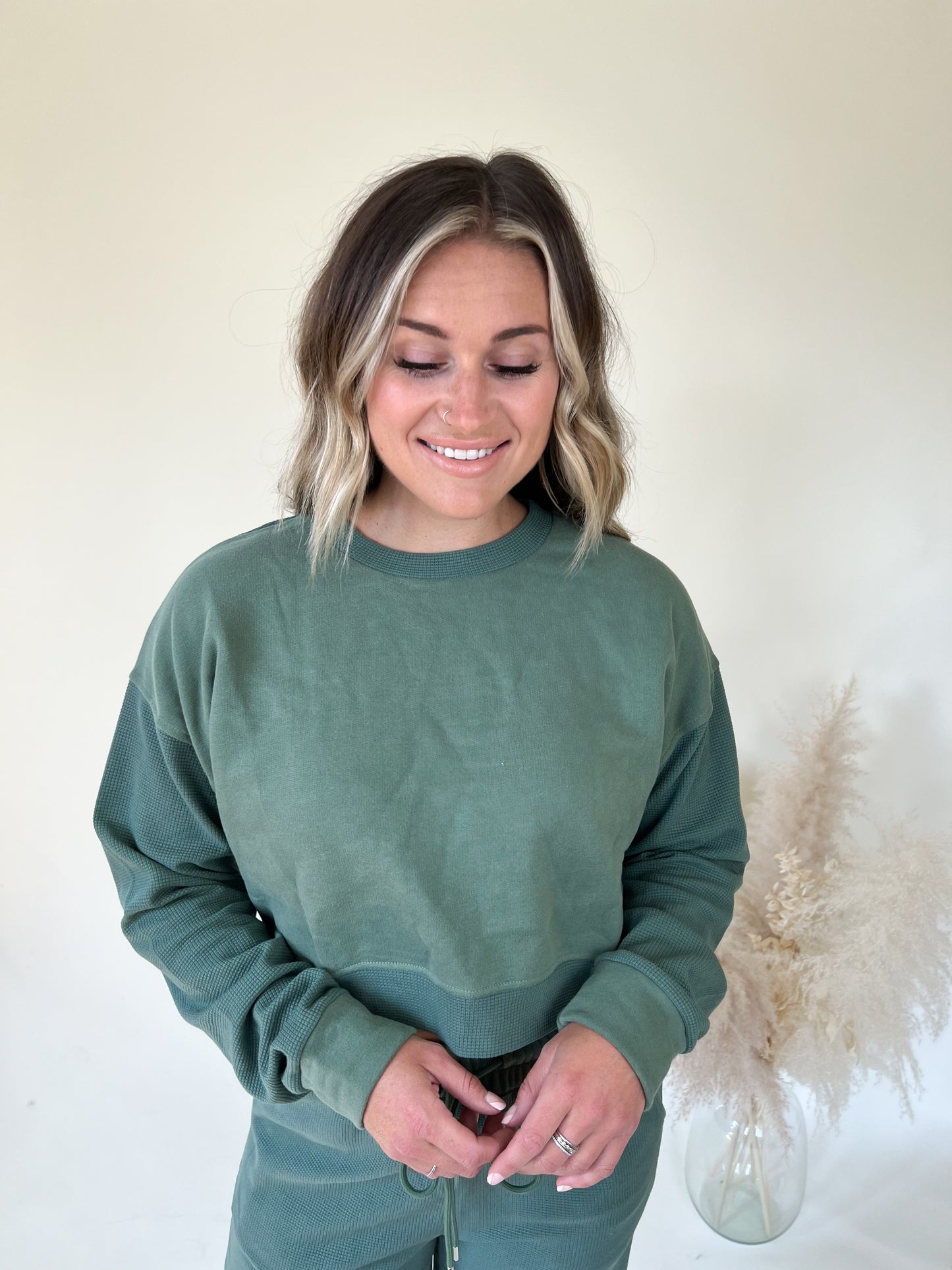 Slumber Party Cropped Pullover