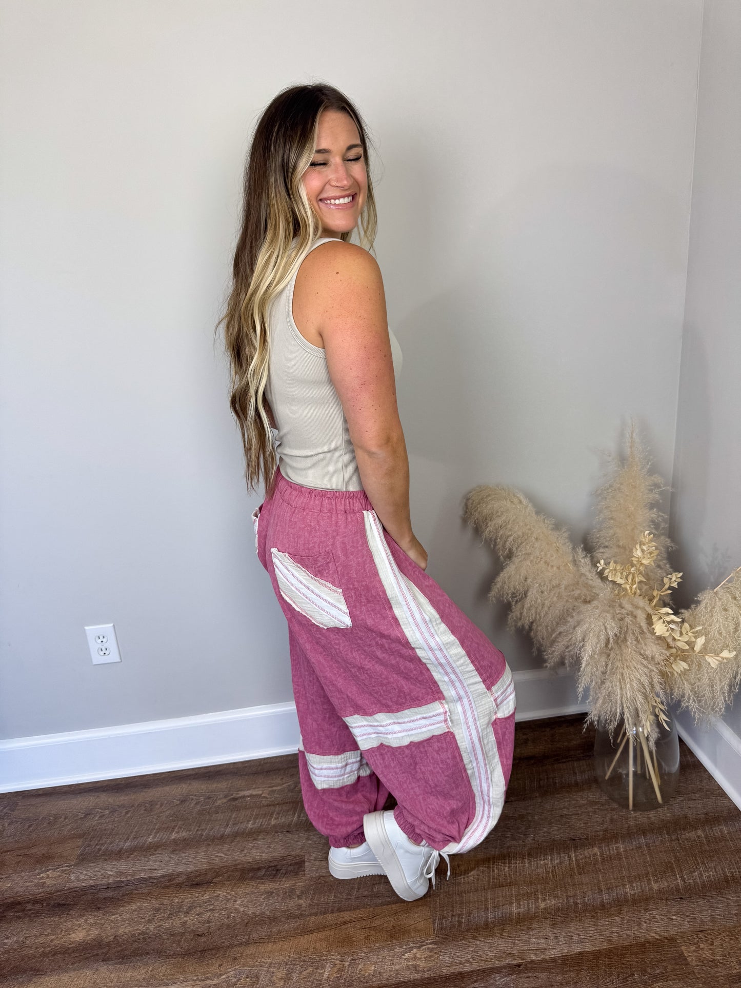 Clark Scoop Tank Top | Beige