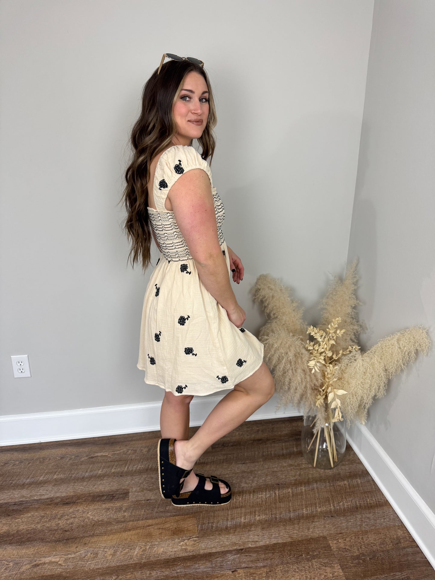 Nomad Embroidered Dress FINAL SALE