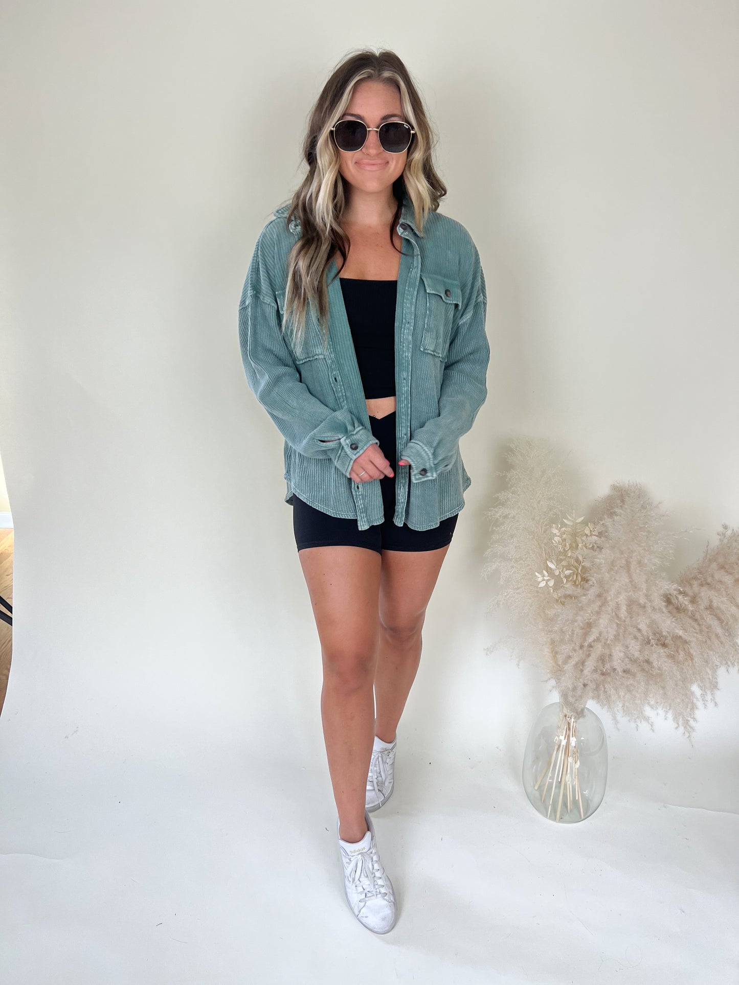 World Wonderer Waffle Shacket