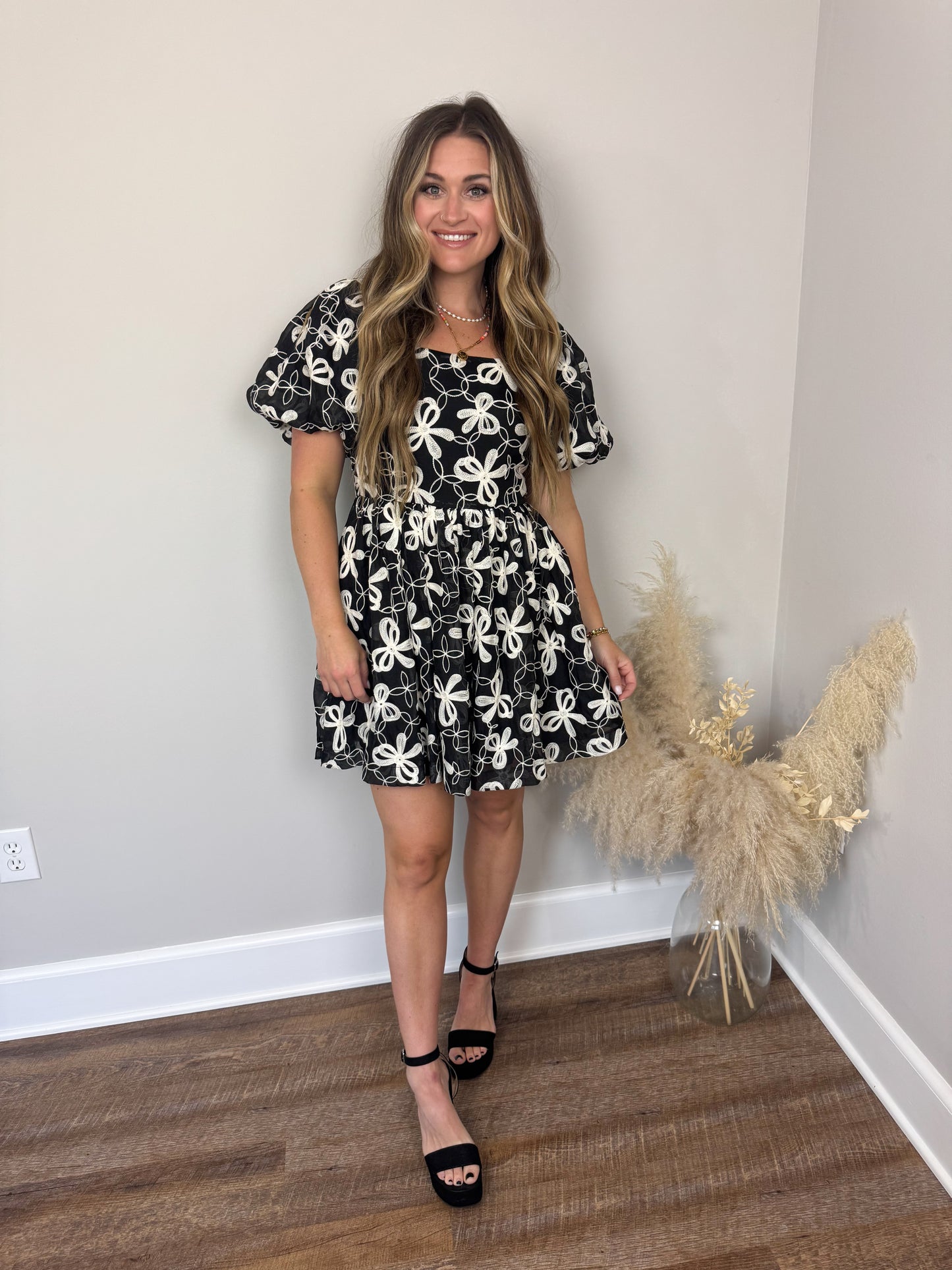 Picture Perfect Embroidered Dress FINAL SALE