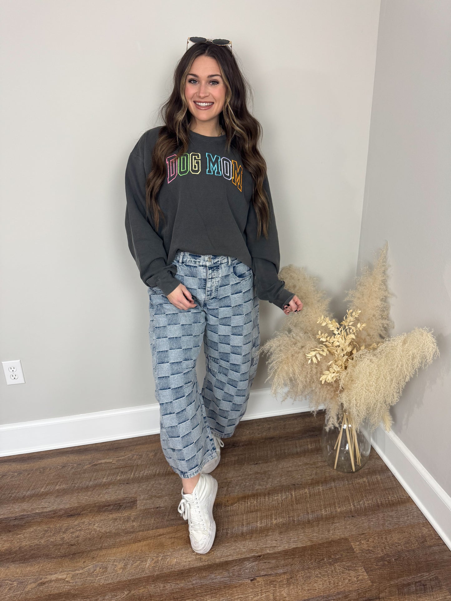 Dog Mom Sweatshirt | Pepper