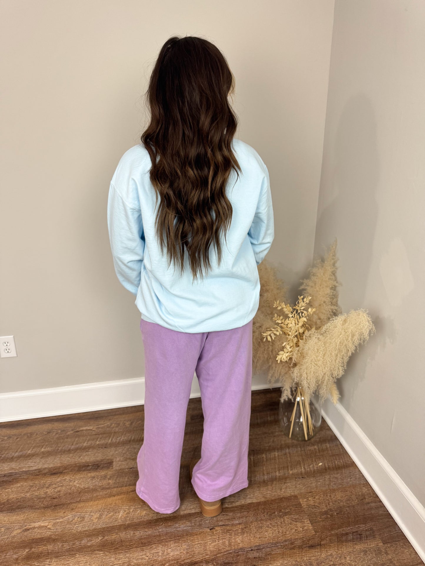 Dog Mom Sweatshirt | Chambray