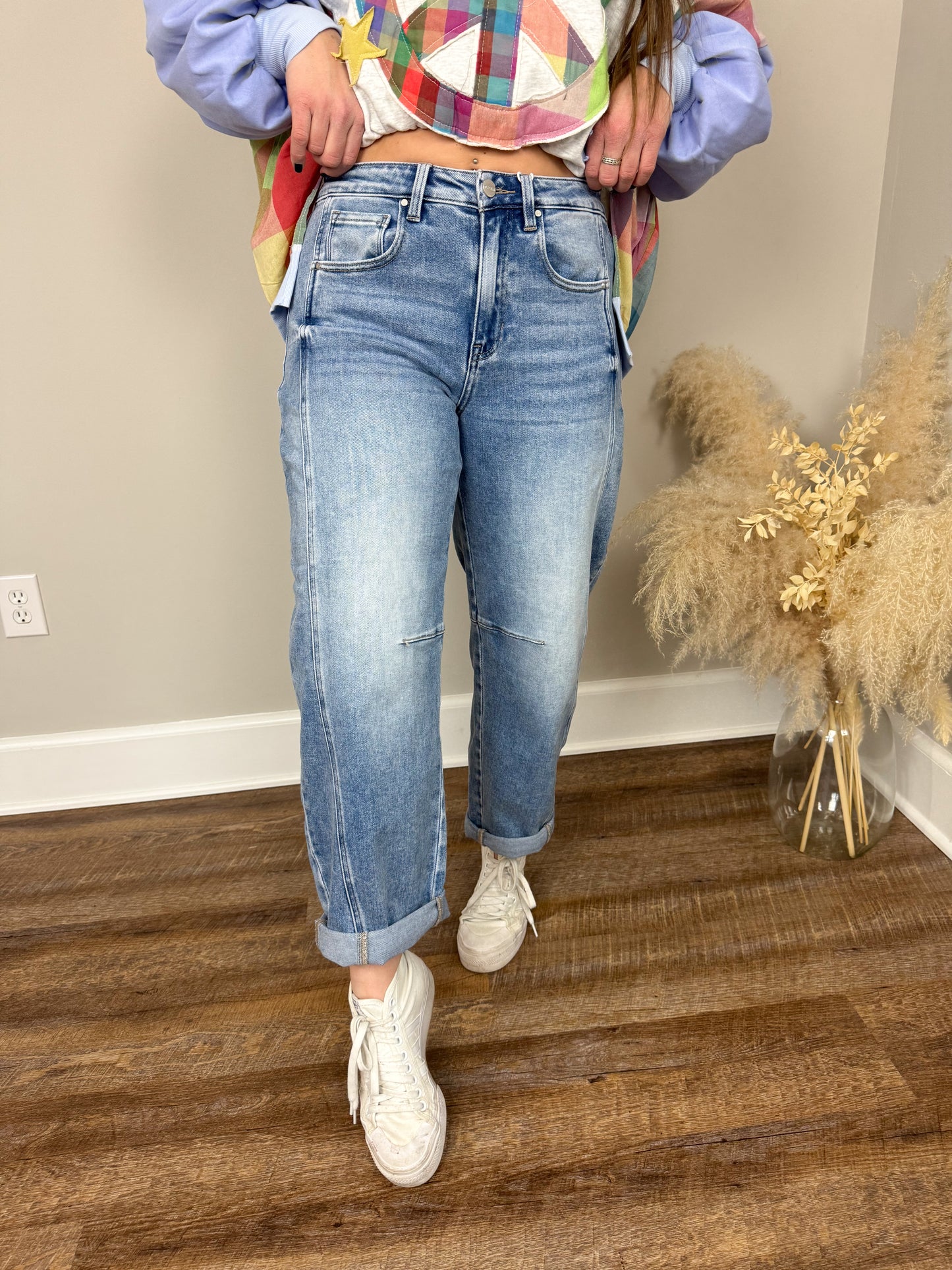Risen Barrel Jeans