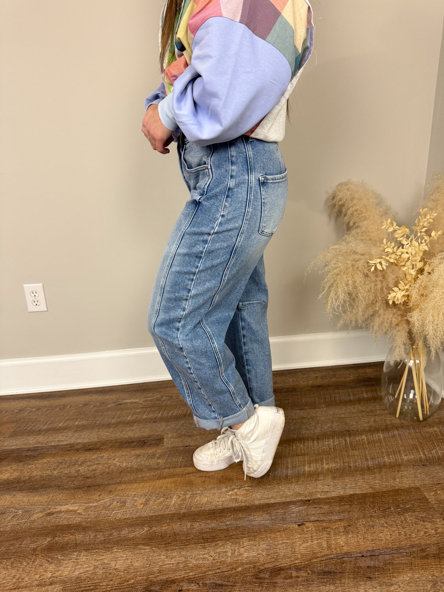 Risen Barrel Jeans