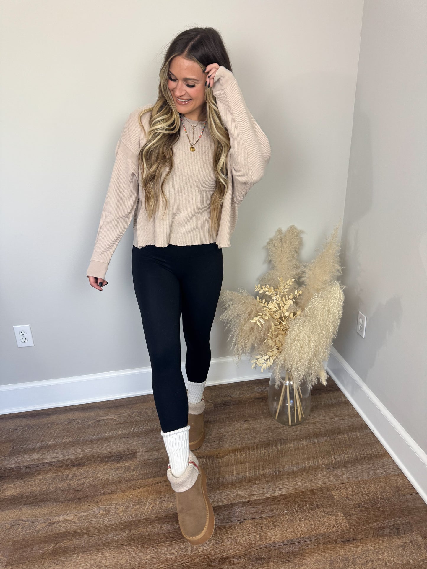 Stratton Thermal Top | Taupe