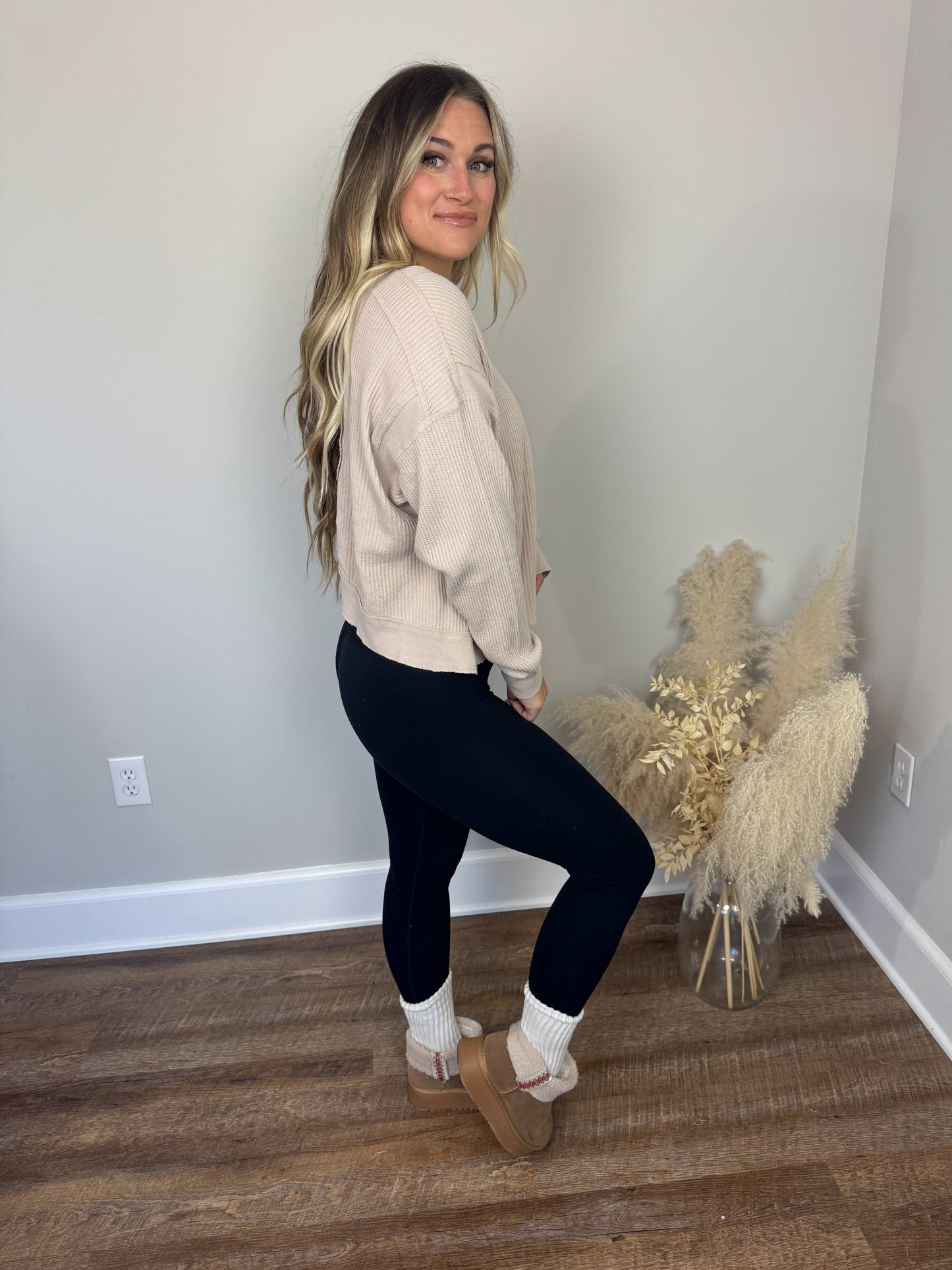 Stratton Thermal Top | Taupe