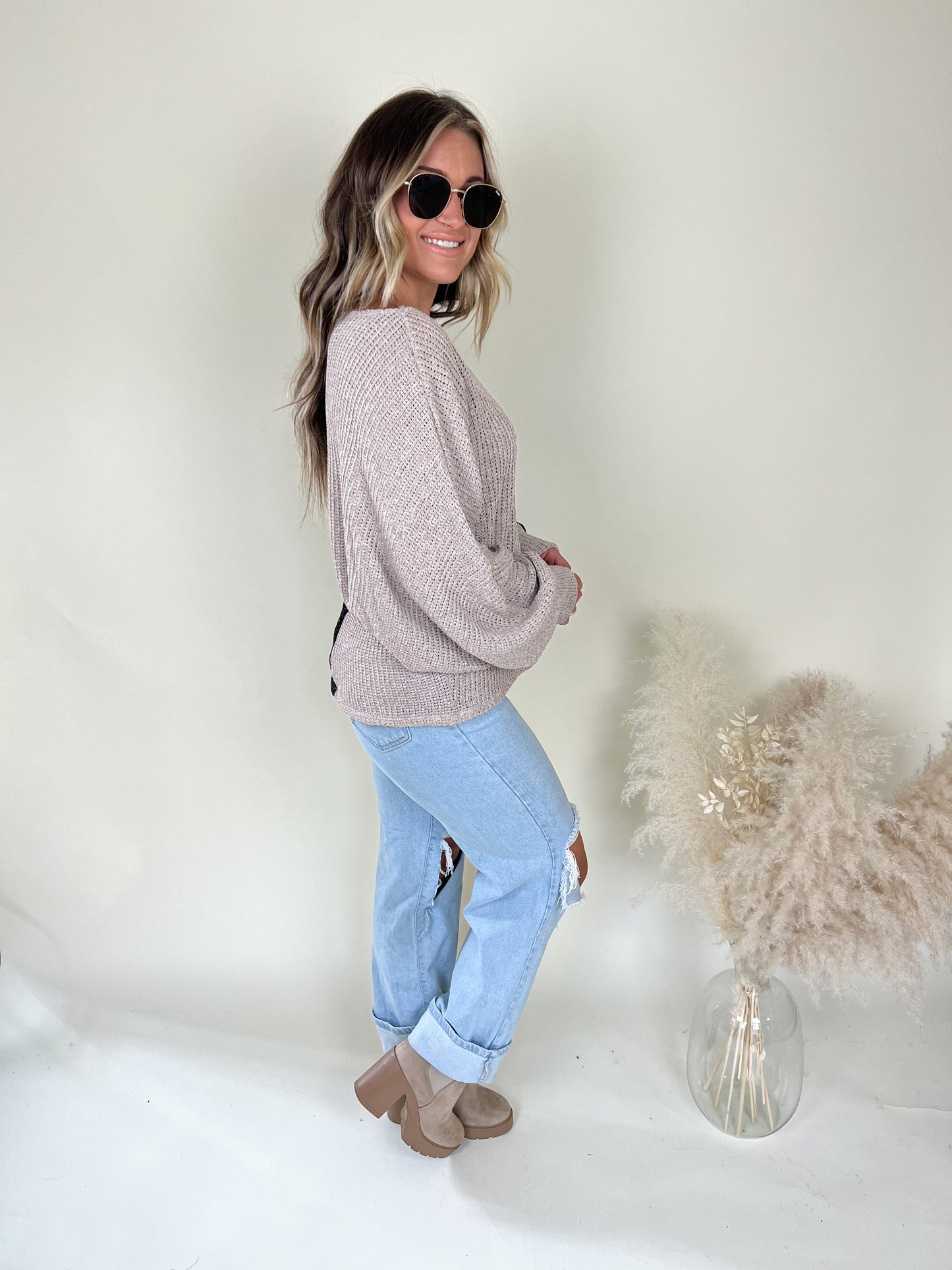 Novelty Colorblock Sweater