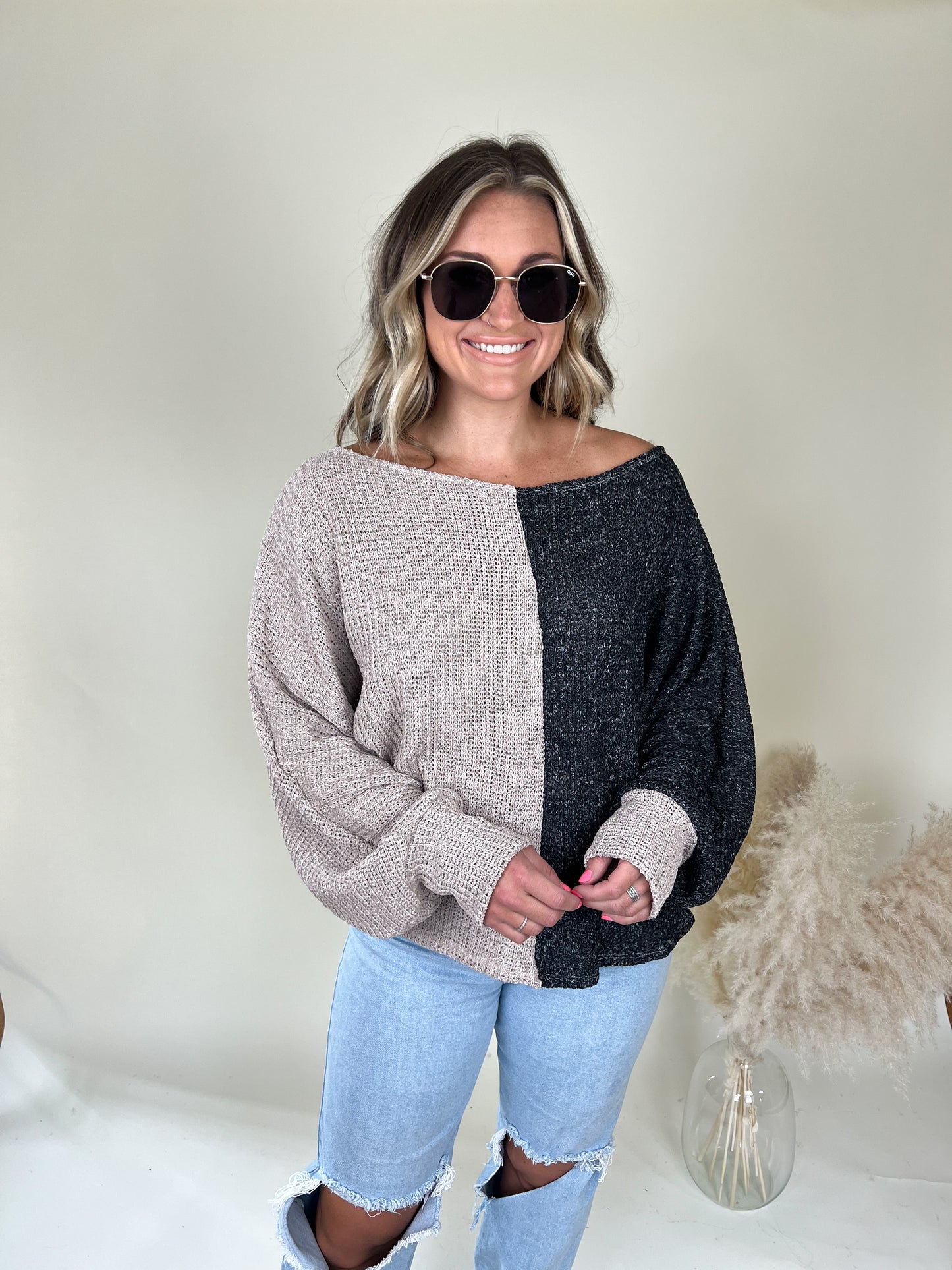 Novelty Colorblock Sweater
