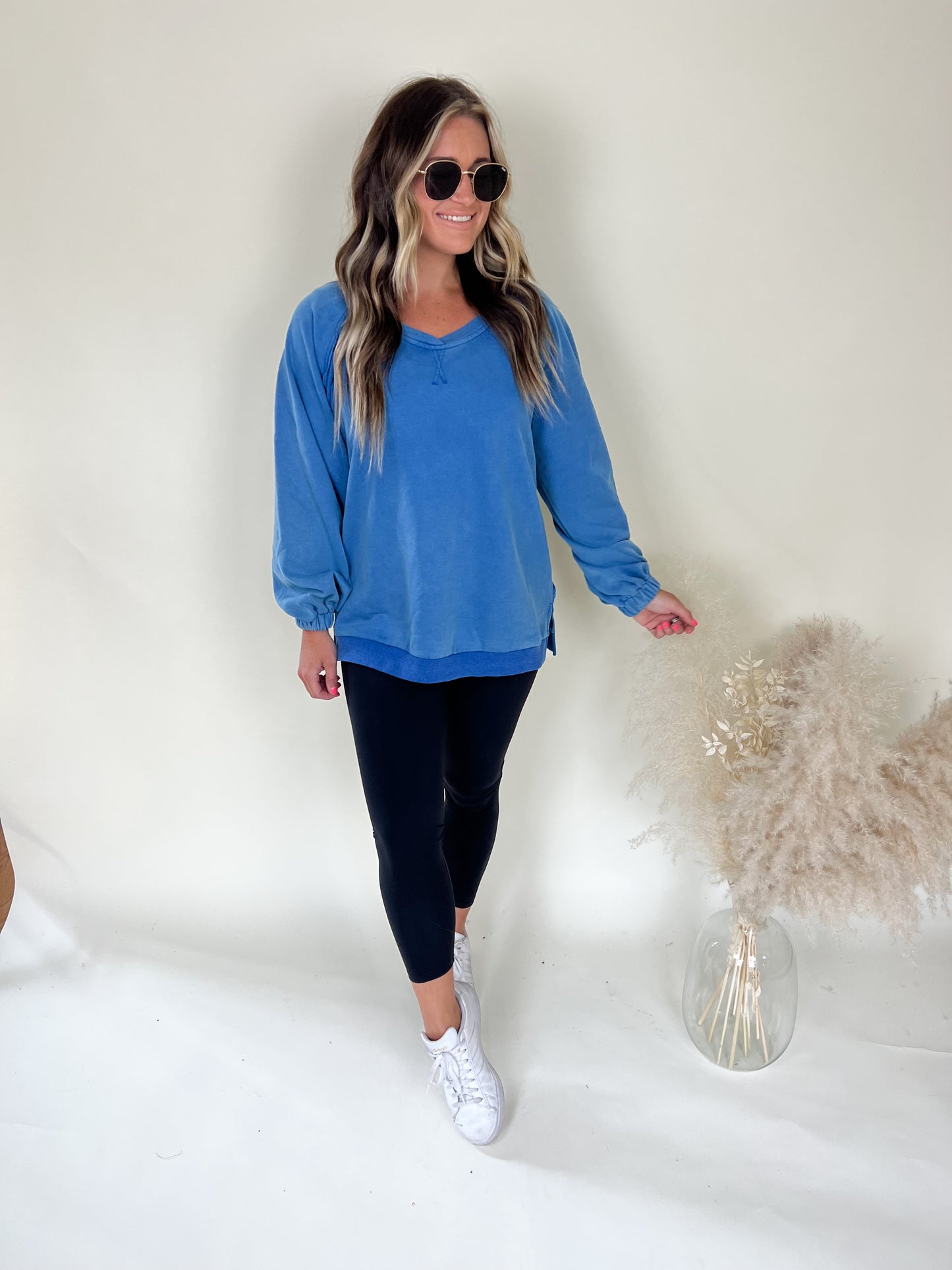 Morning Sun Pullover | Blue