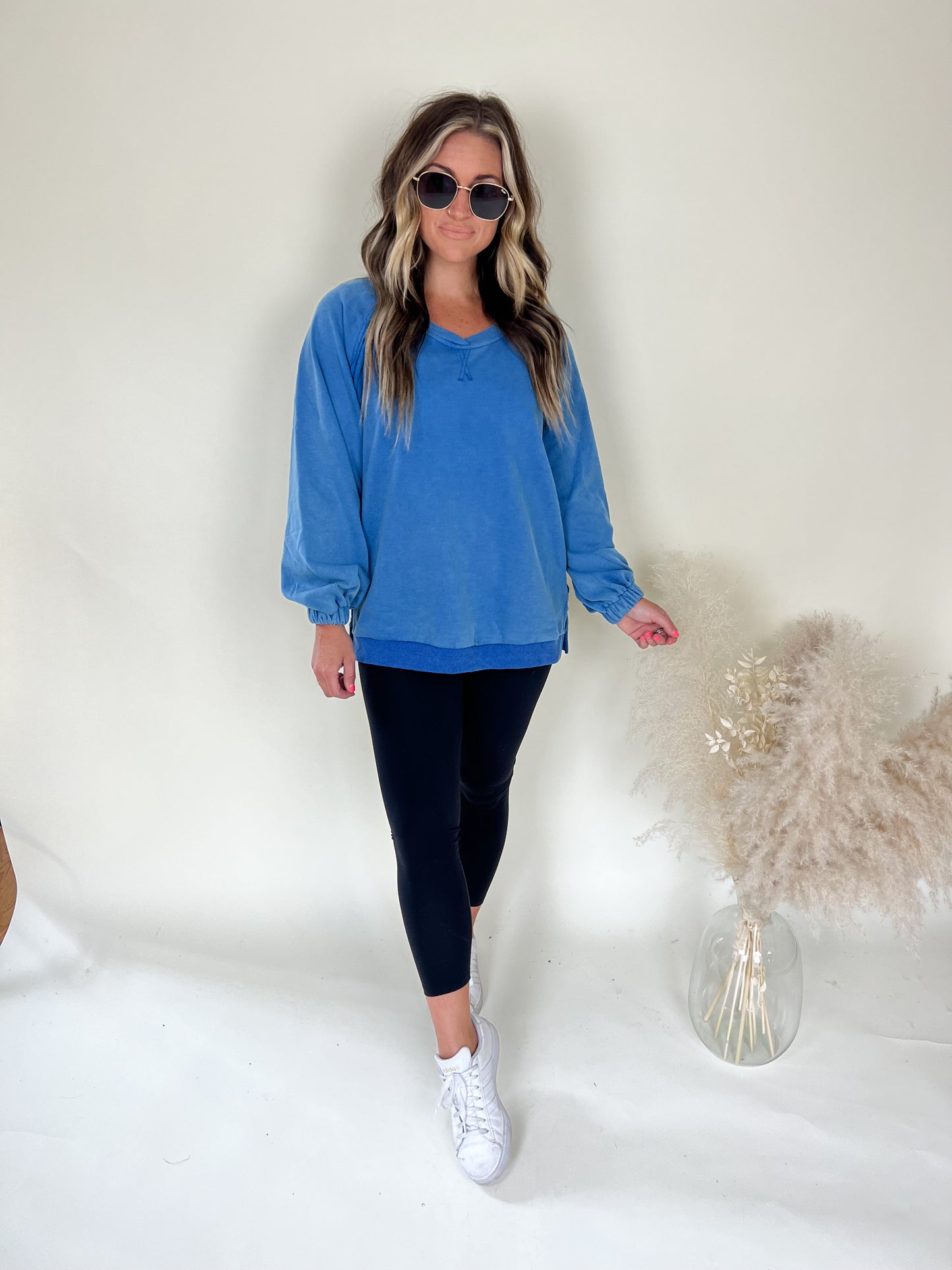 Morning Sun Pullover | Blue