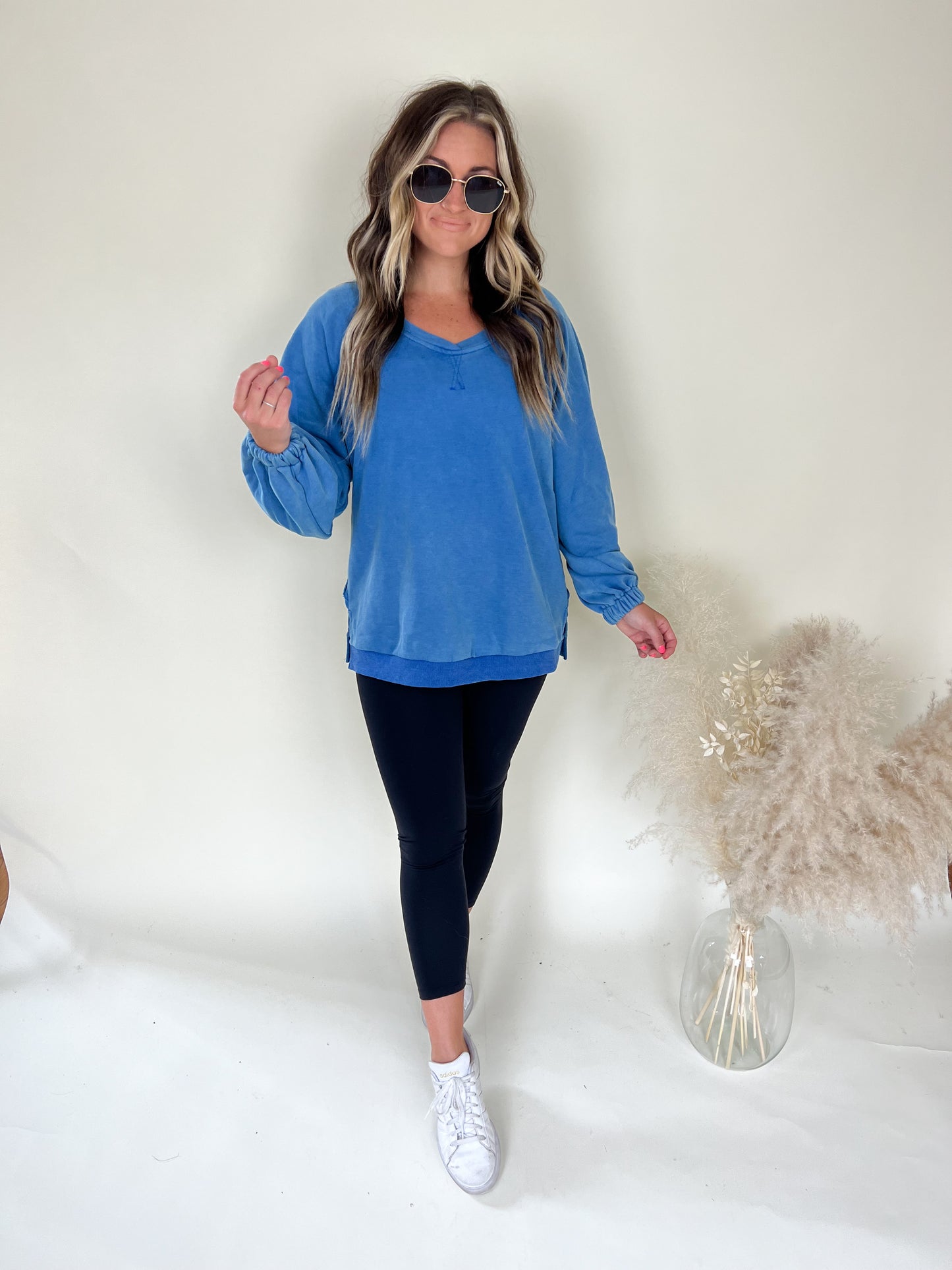 Morning Sun Pullover | Blue