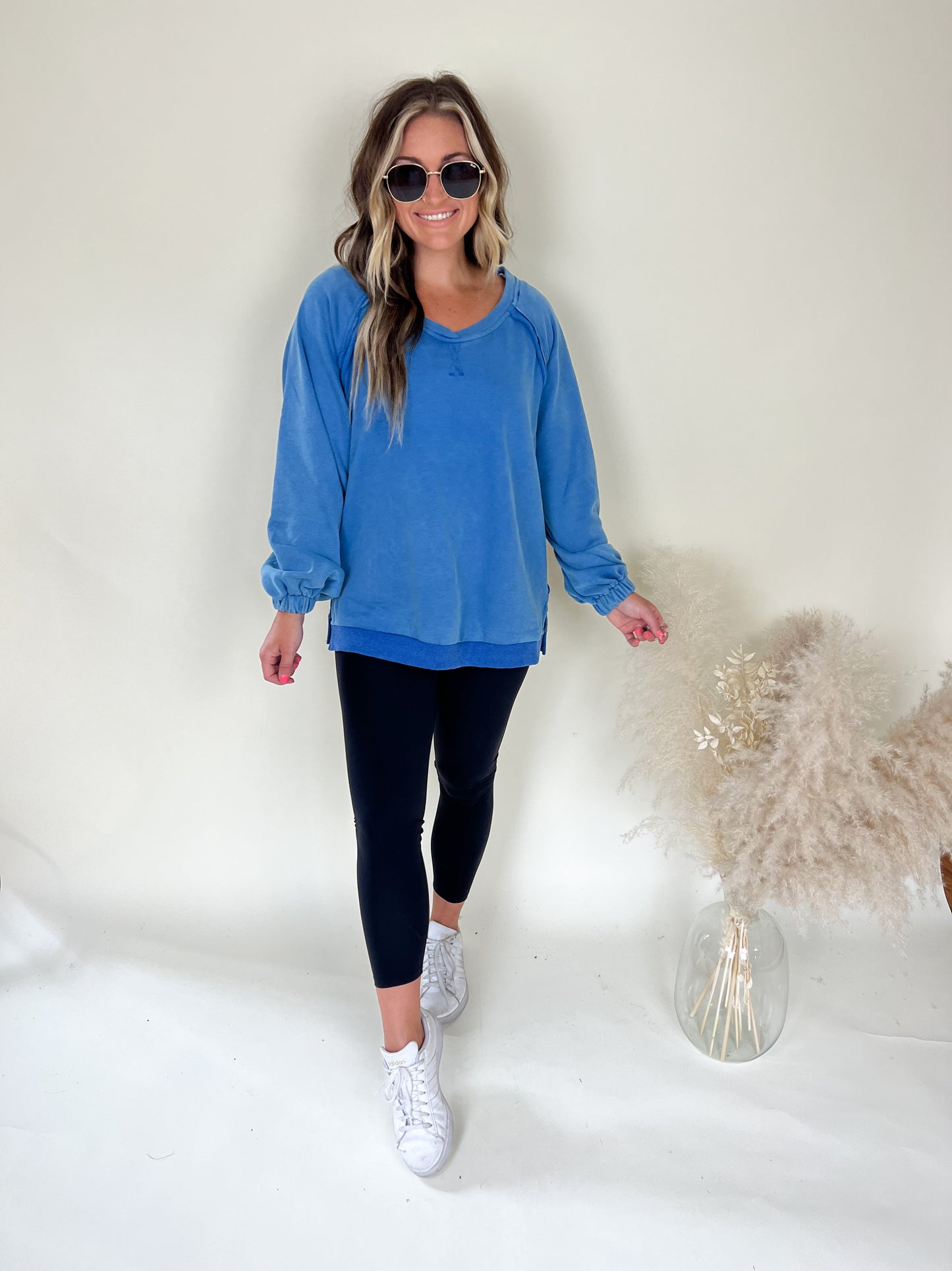 Morning Sun Pullover | Blue