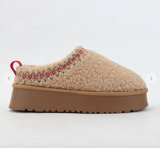 Isaac Platform Slipper | Toffee FINAL SALE