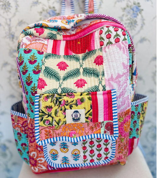 Wildflower Quilted Backpack