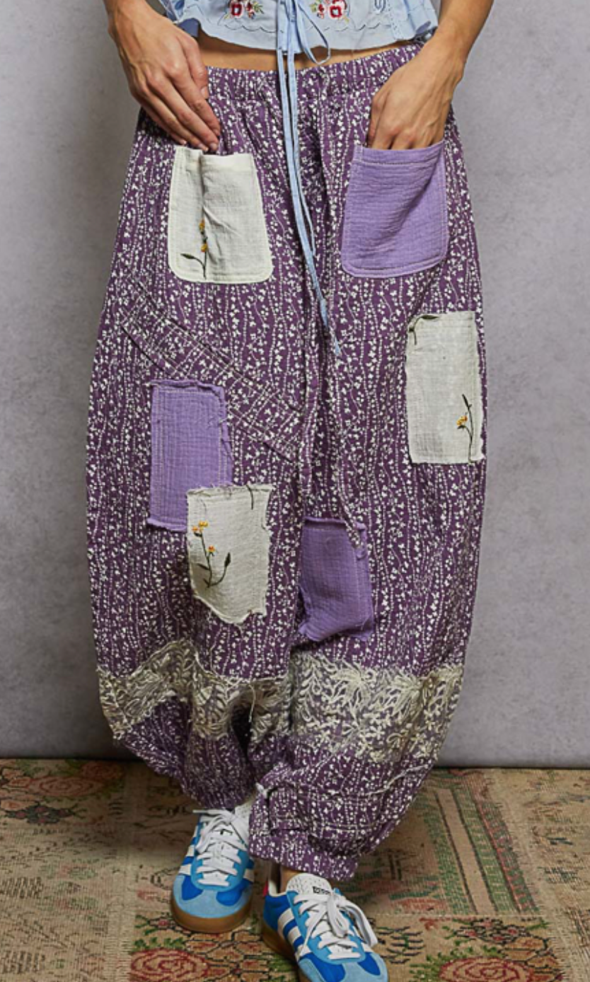Wild Rose Joggers | Lilac